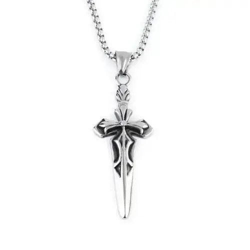 Jewelry Cross Dagger Pendant Necklace Size ONE SIZE - 3 Thumbnail