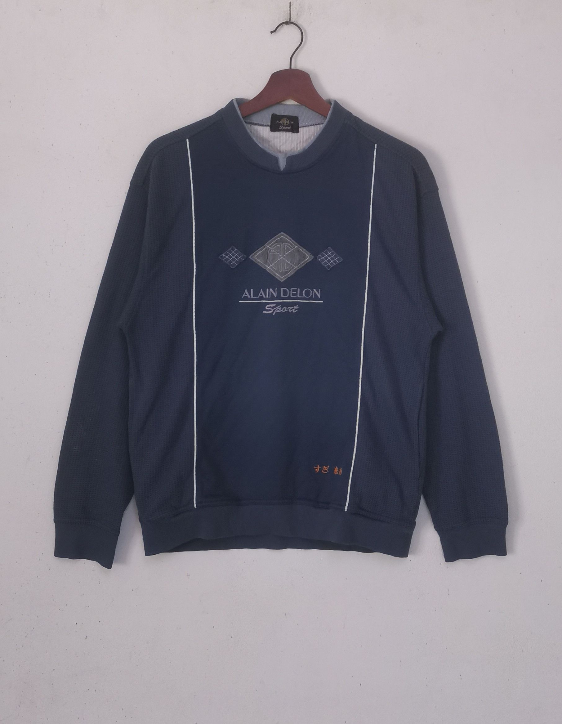 ALAIN DELON × Vintage Rare ALAIN DELON sports sweatshirt nice design Size US L / EU 52-54 / 3 - 1 Thumbnail