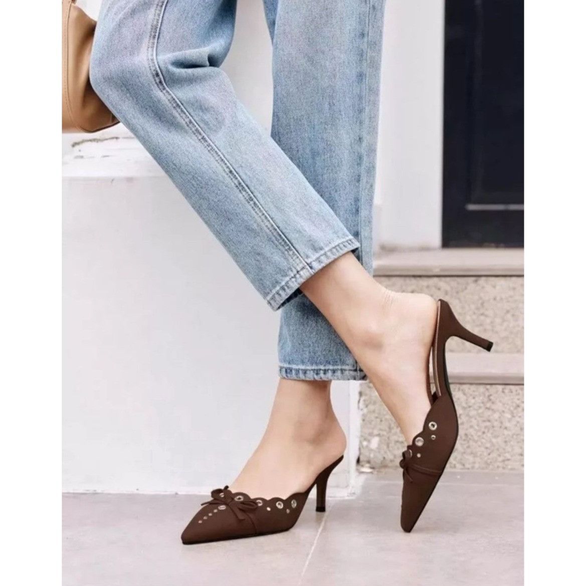 Other LILIANA / Caprice-2 / Brown / Suede / Pointed-Toe / Heeled M Size US 10 / IT 40 - 5 Thumbnail