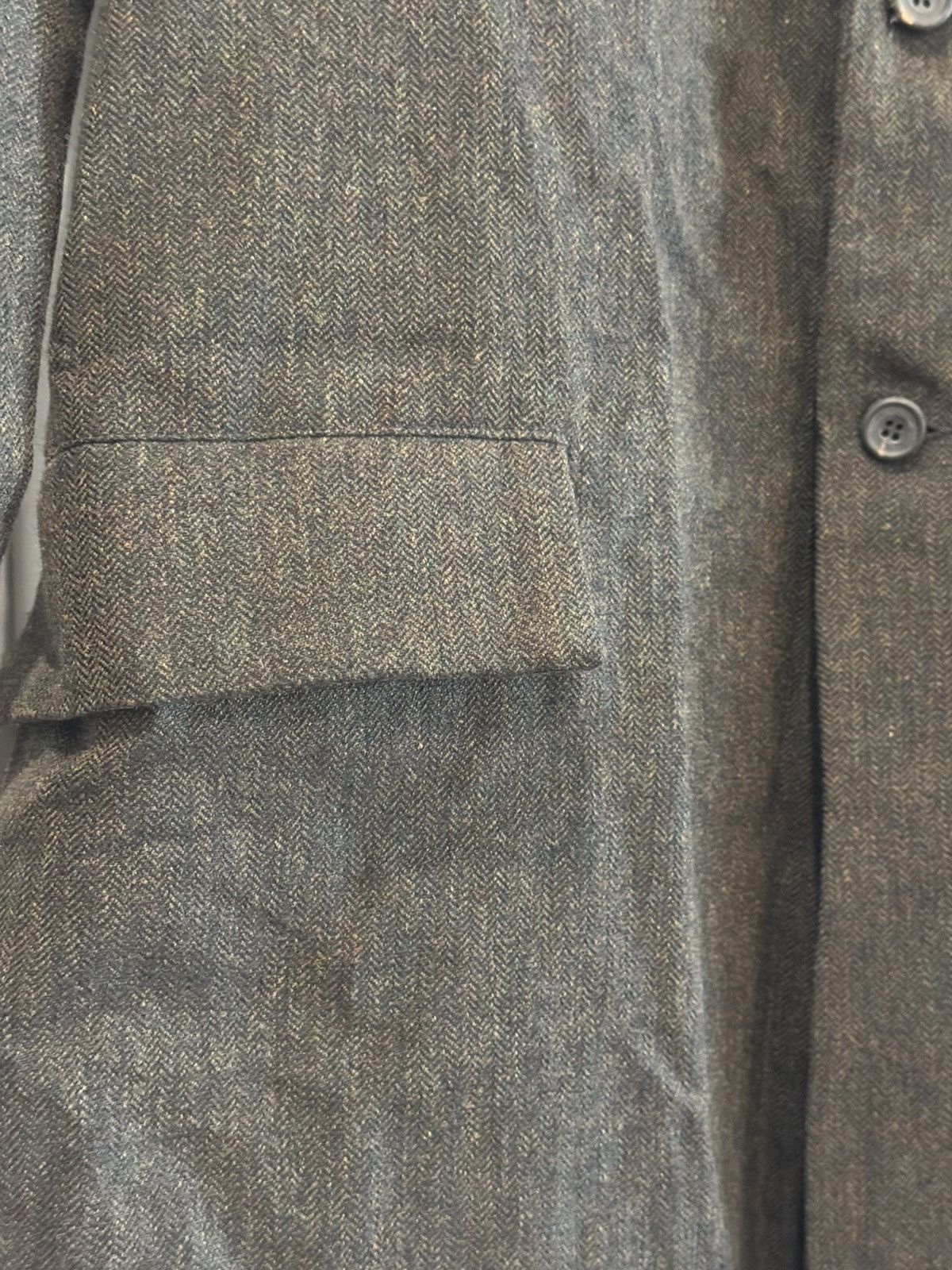 Paul Harnden Shoemakers Brown Herringbone Long Coat Size US M / EU 48-50 / 2 - 3 Thumbnail