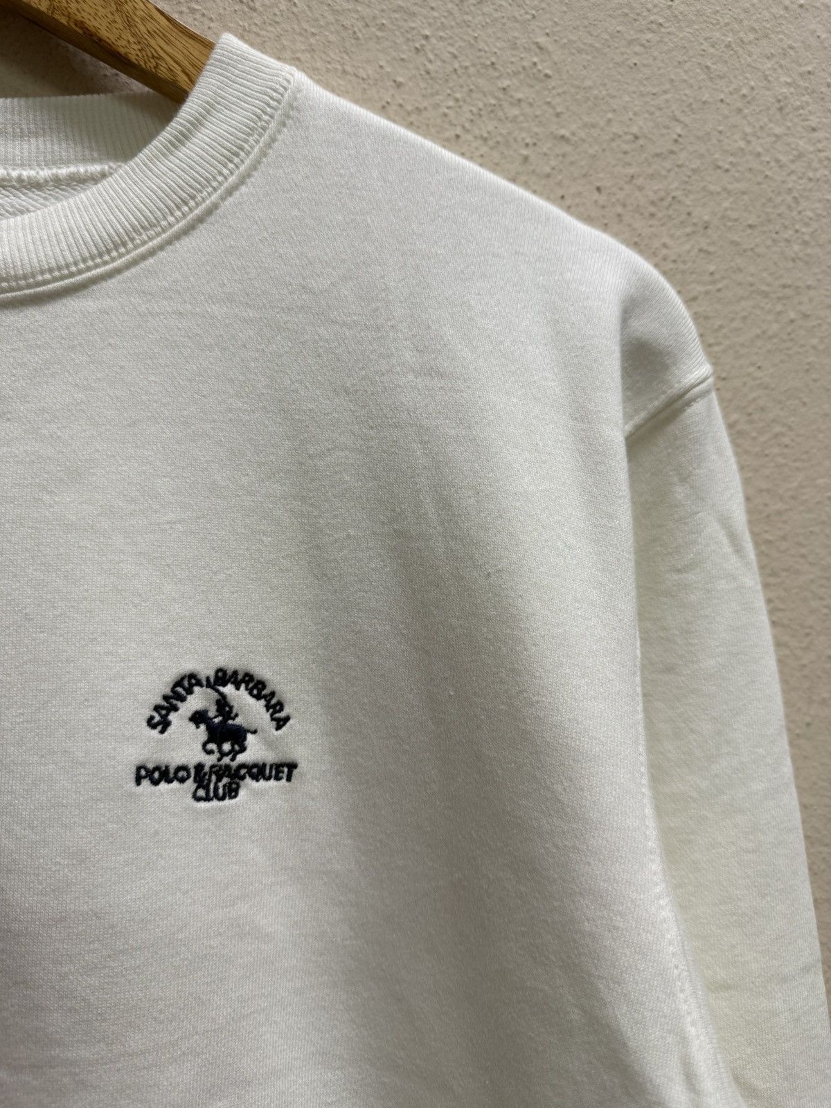 Vintage Santa Barbara Polo&Racquet Club Cropped Sweatshirt Smalllogo Size S / US 4 / IT 40 - 12 Thumbnail
