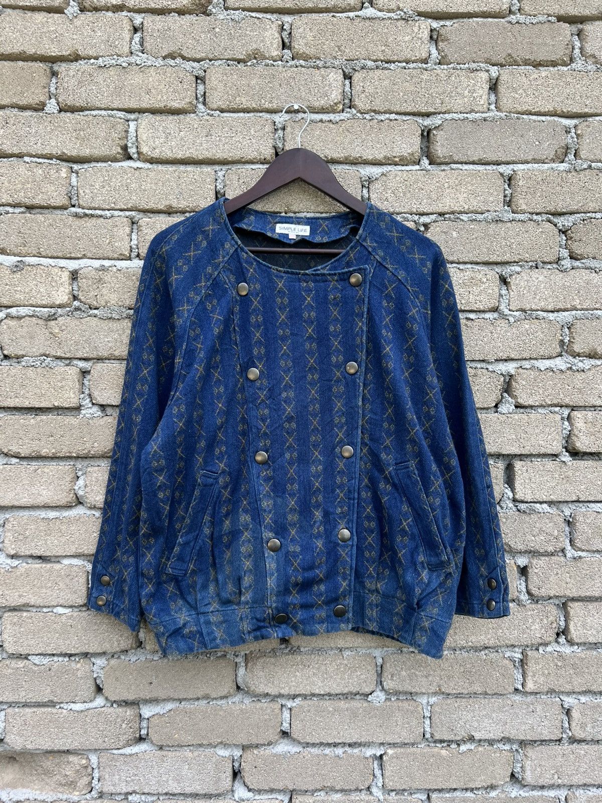 RENOWN Simple Life by Renown Indigo Denim Jacket Size US M / EU 48-50 / 2 - 2 Thumbnail