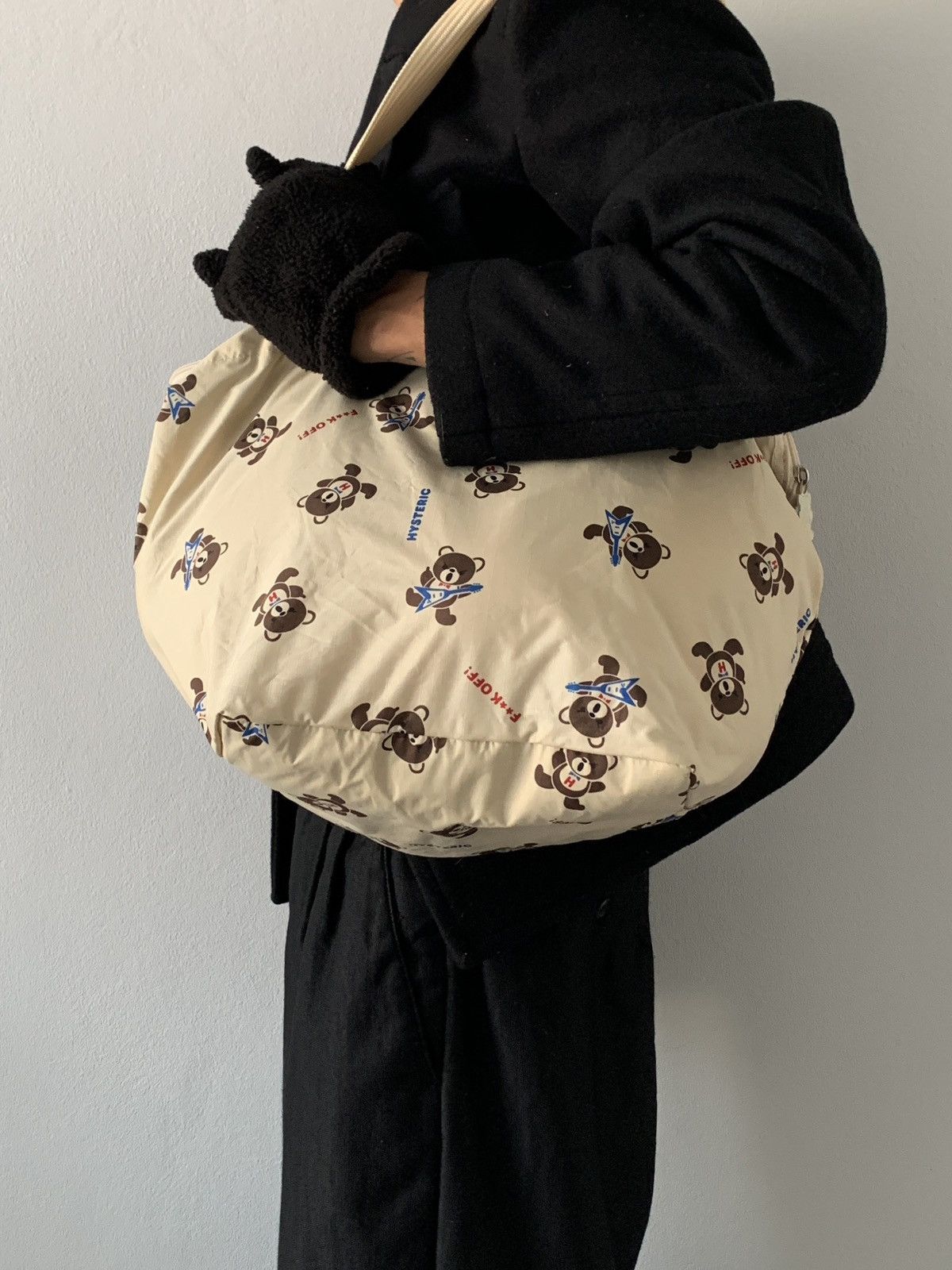 Hysteric Glamour Hysteric Glamour F**K OFF! Bear Icon Tote Bag Size ONE SIZE - 1 Thumbnail