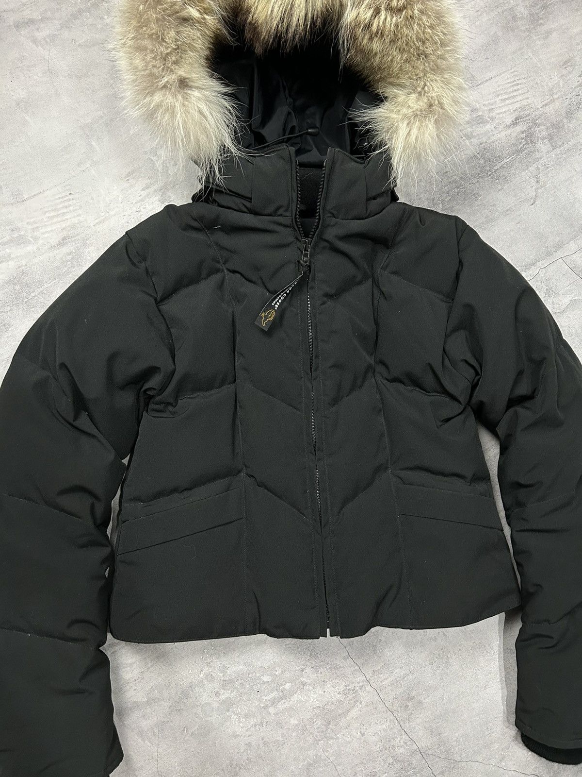Canada Goose × Vintage Canada Goose Black Chilliwack Bomber Small Black Size S / US 4 / IT 40 - 4 Thumbnail