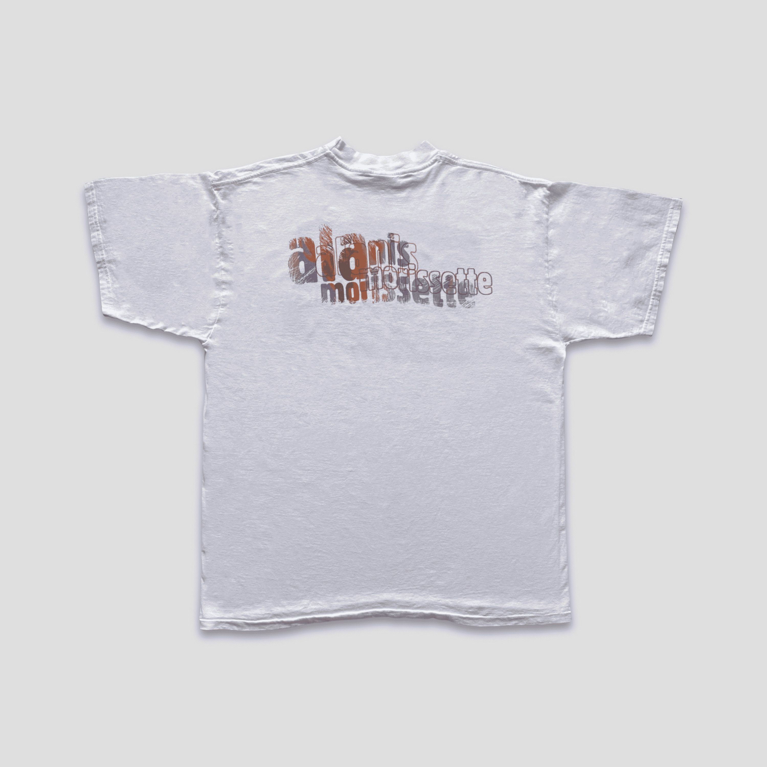Band Tees × Tultex × Vintage Vintage 1996 Alanis Morissette T-Shirt Size US XL / EU 56 / 4 - 4 Thumbnail