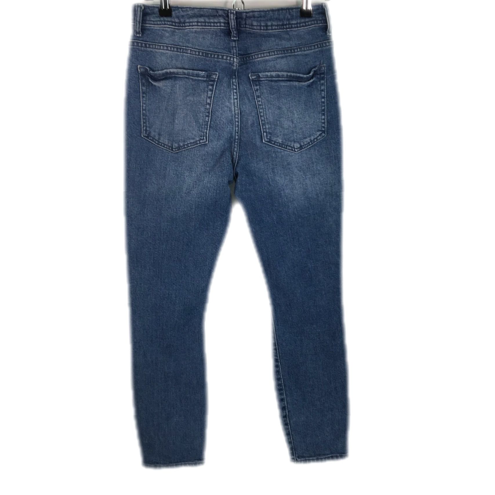 Forever 21 Forever 21 Womens Distressed Casual Regular High Rise Blue Denim Jeans Size 28 Size 28" / US 6 / IT 42 - 2 Thumbnail