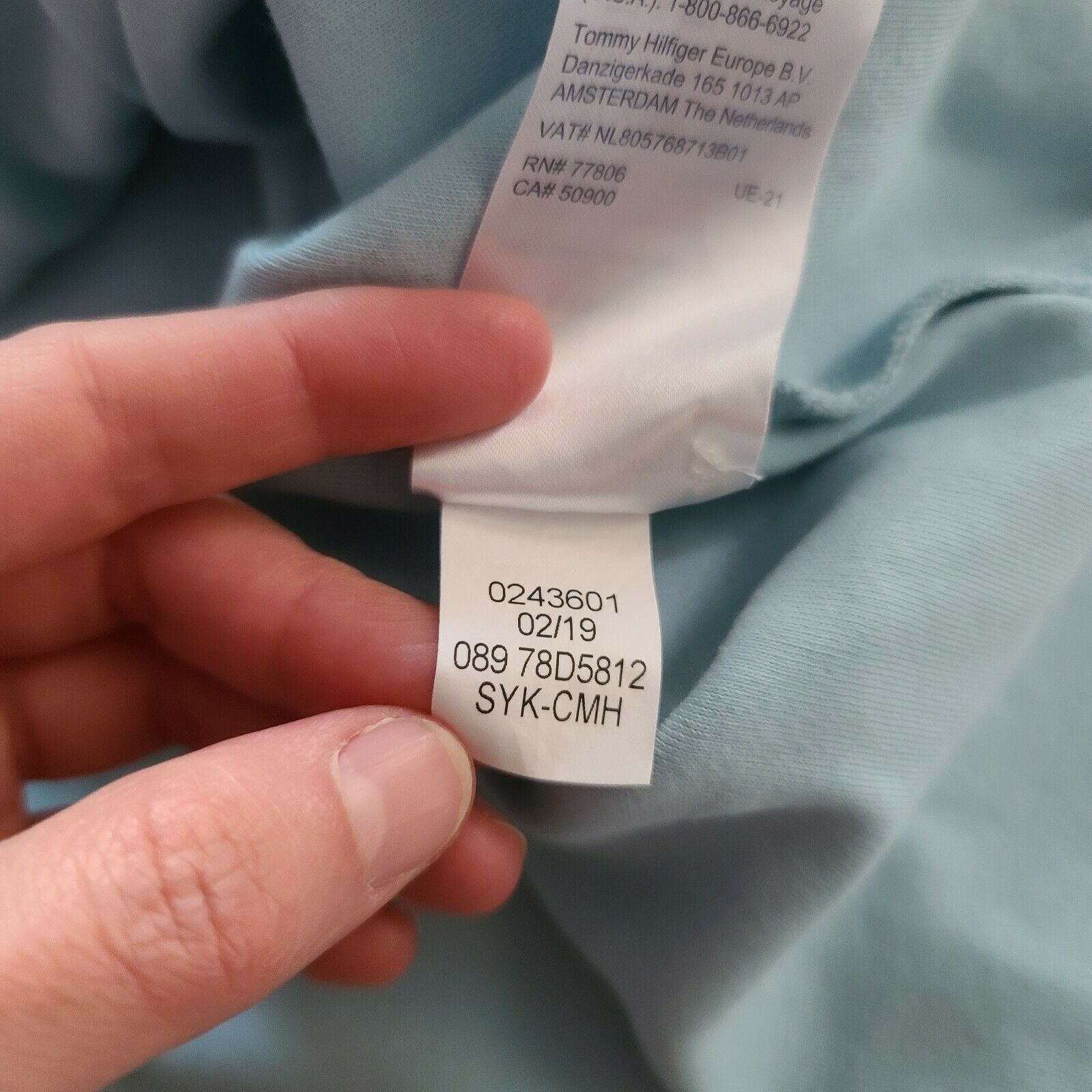 Tommy Hilfiger Tommy Hilfiger Polo Shirt Light Blue Custom Fit Size XXL Size US XXL / EU 58 / 5 - 8 Thumbnail