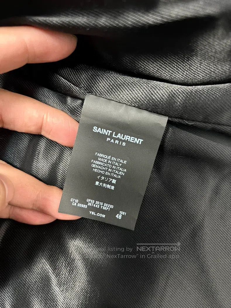 Saint Laurent Paris Saint Laurent Paris Goat Leather Multi-Zipper Biker Jacket Size US M / EU 48-50 / 2 - 5 Thumbnail