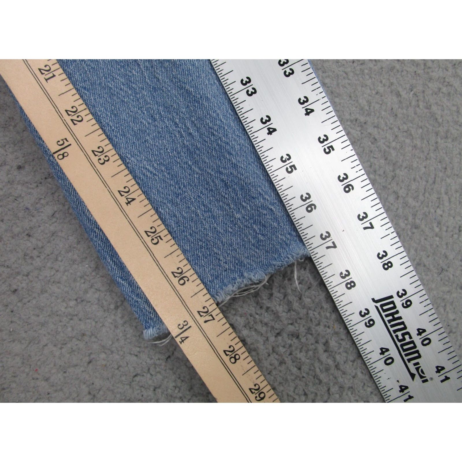 Madewell VINTAGE Madewell The Perfect Vintage Jean Mommy Jeans Womens 27 Blue Distressed Raw Hem Jeans Women 27 Size 27" / US 4 / IT 40 - 5 Thumbnail