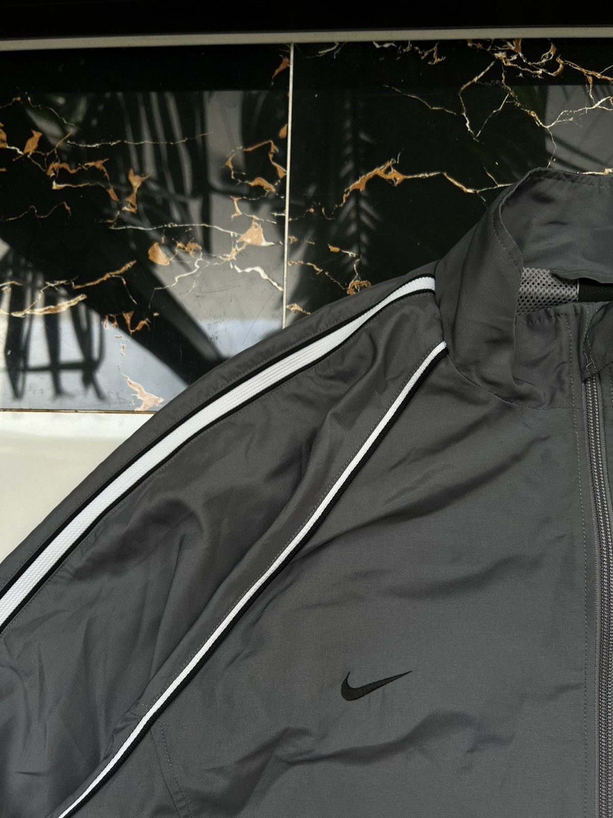 Nike × Vintage 90's NIKE RETRO MULTI SWOOSH LOGO Y2K BOXY LOOSE FIT JACKET Size US XL / EU 56 / 4 - 5 Thumbnail