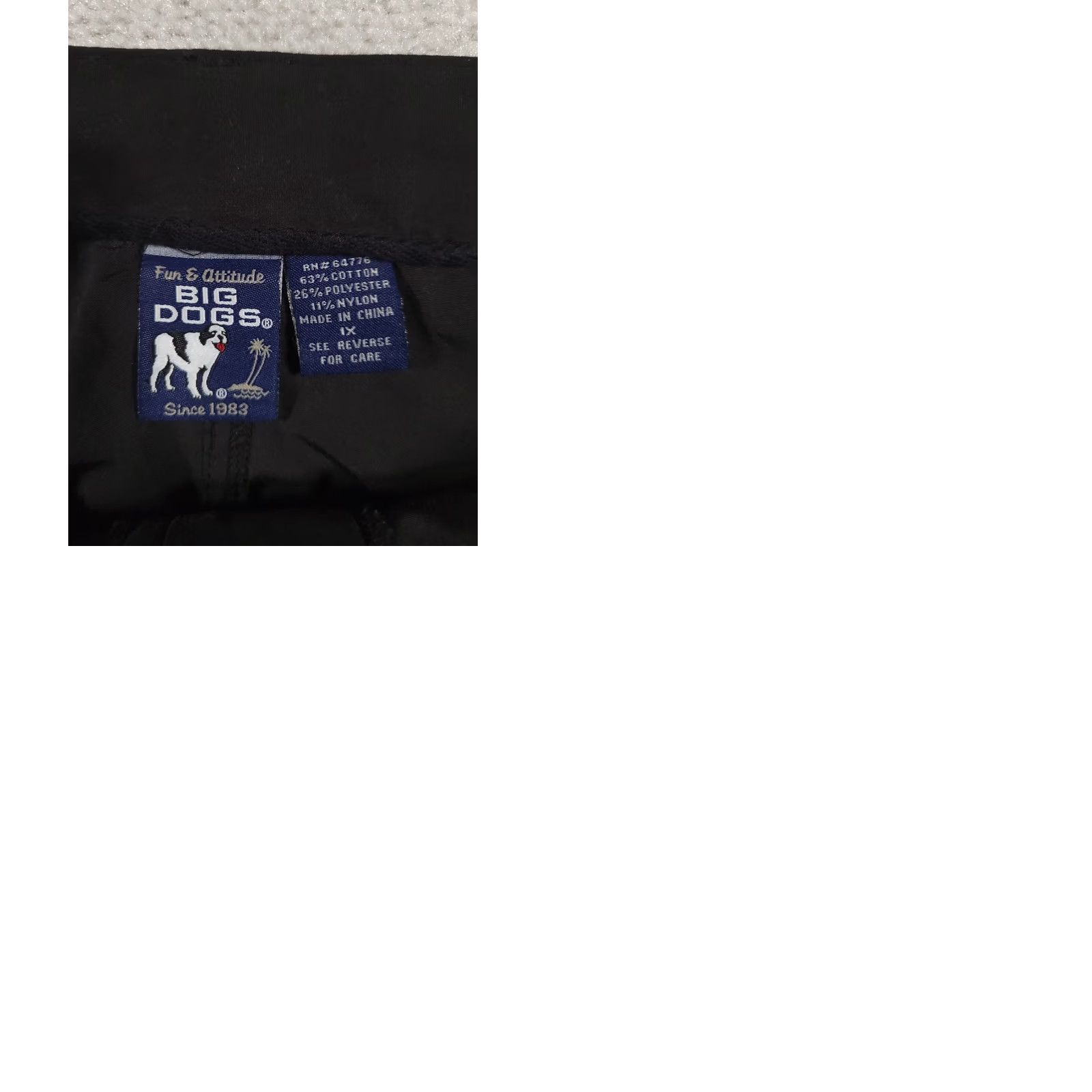 Big Dogs Big Dogs Shorts Mens 1X Cargo Pockets Black 90s Size US 36 / EU 52 - 9 Thumbnail