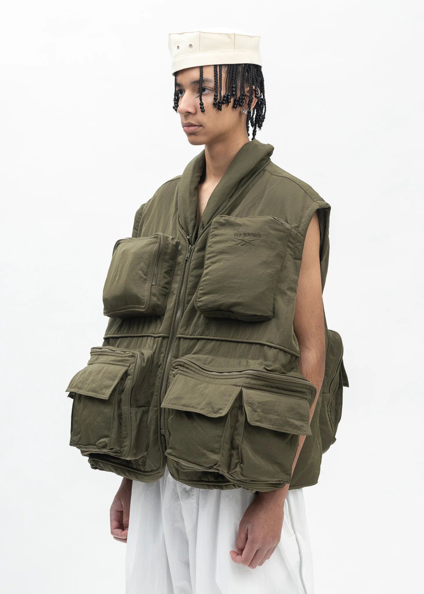Hed Mayner Hed Mayner x Reebok Oversized Pocketed Vest Size US S / EU 44-46 / 1 - 8 Thumbnail