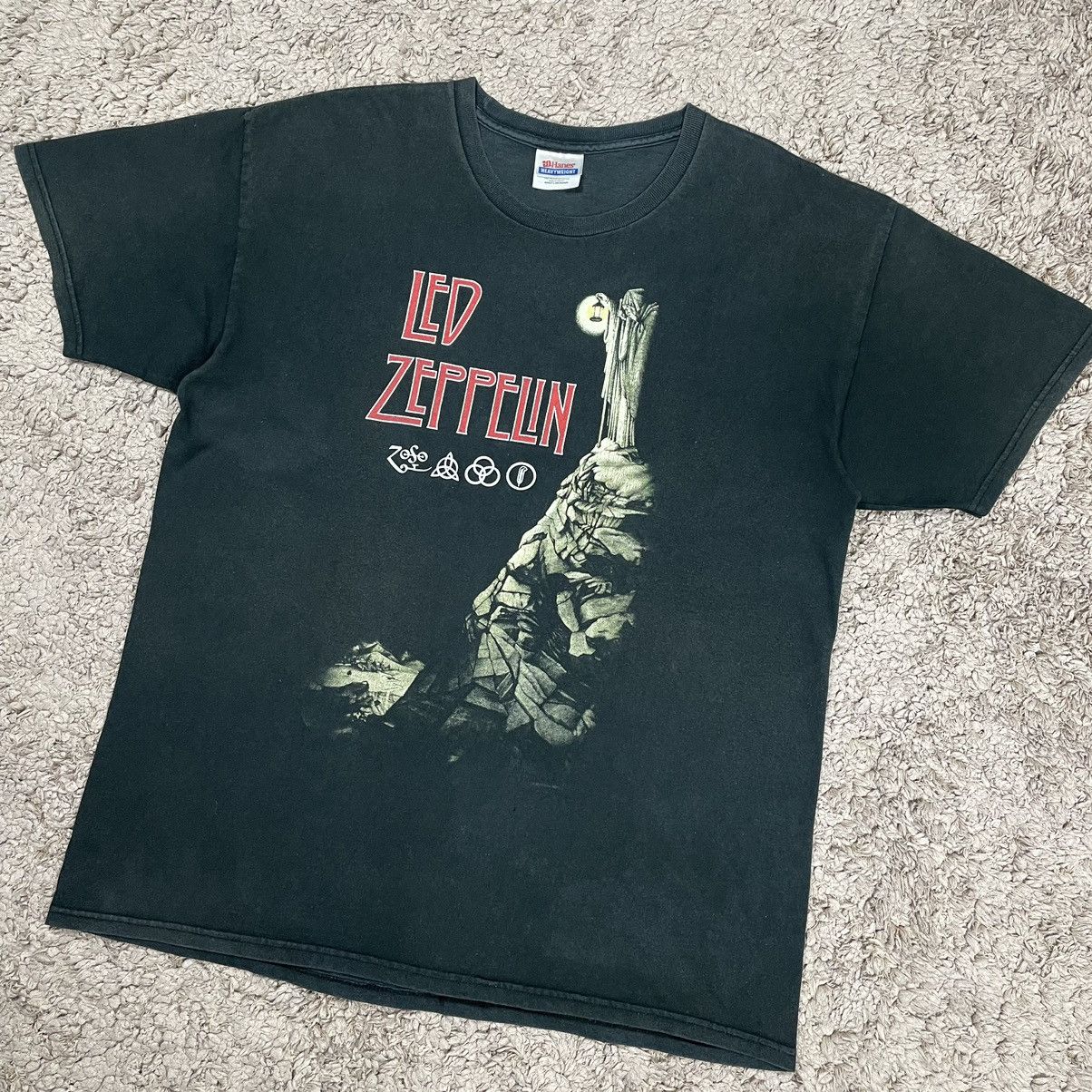 Band Tees Vintage Led Zeppelin Band T-shirt Size US L / EU 52-54 / 3 - 4 Thumbnail