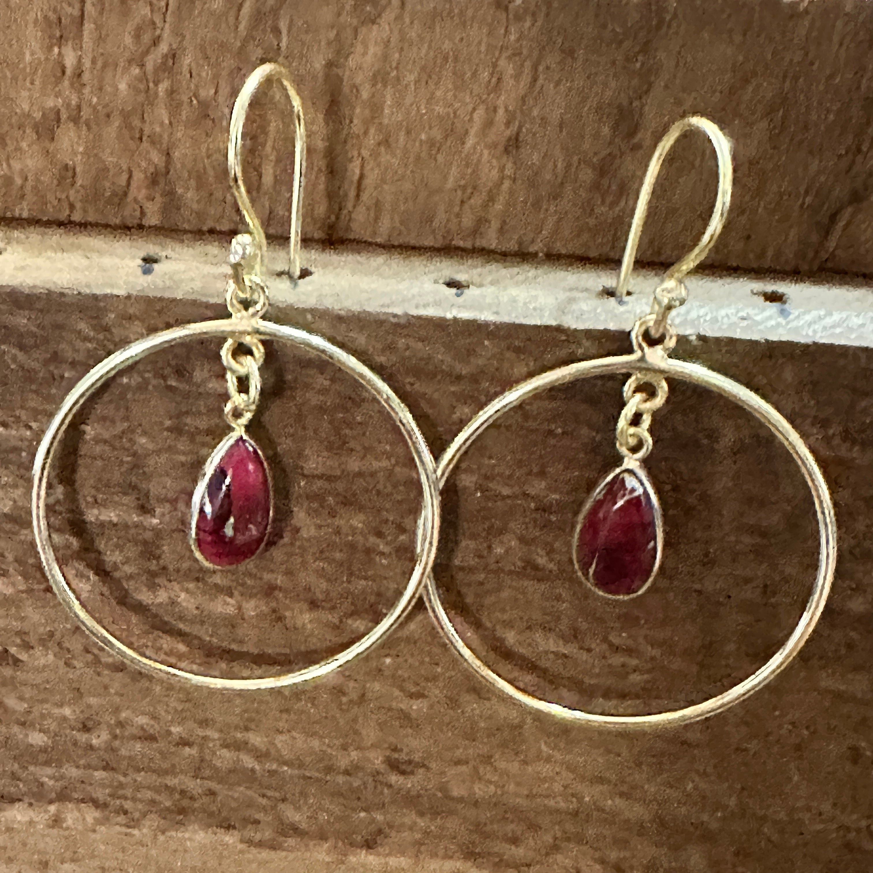 Other Golden Dahlia Rose Handmade Gold Plated Earrings, Natural St Size ONE SIZE - 5 Thumbnail
