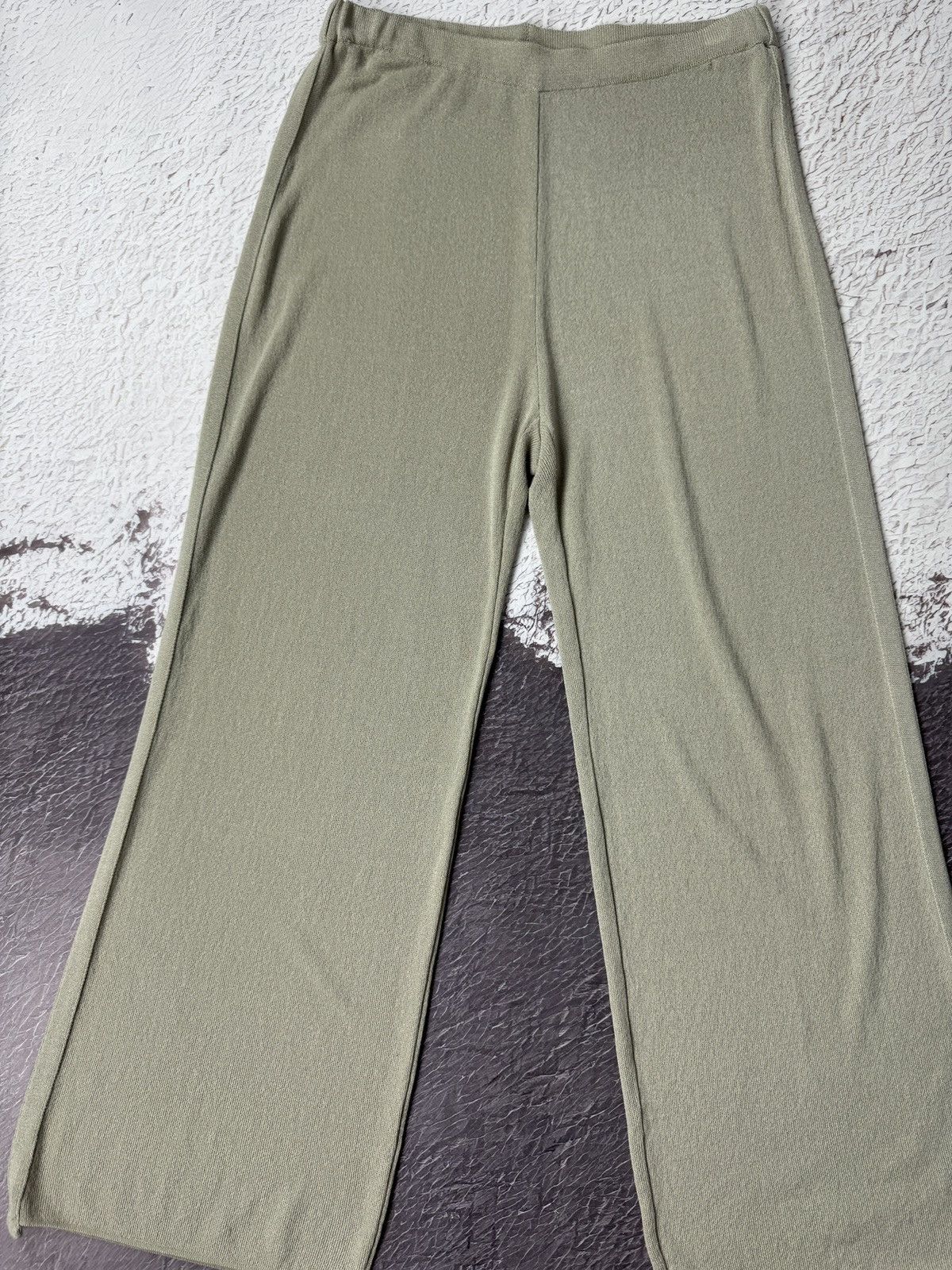 Annette Gortz Annette Gortz wide flared knitted summer light pants Size 32" / US 10 / IT 46 - 5 Thumbnail