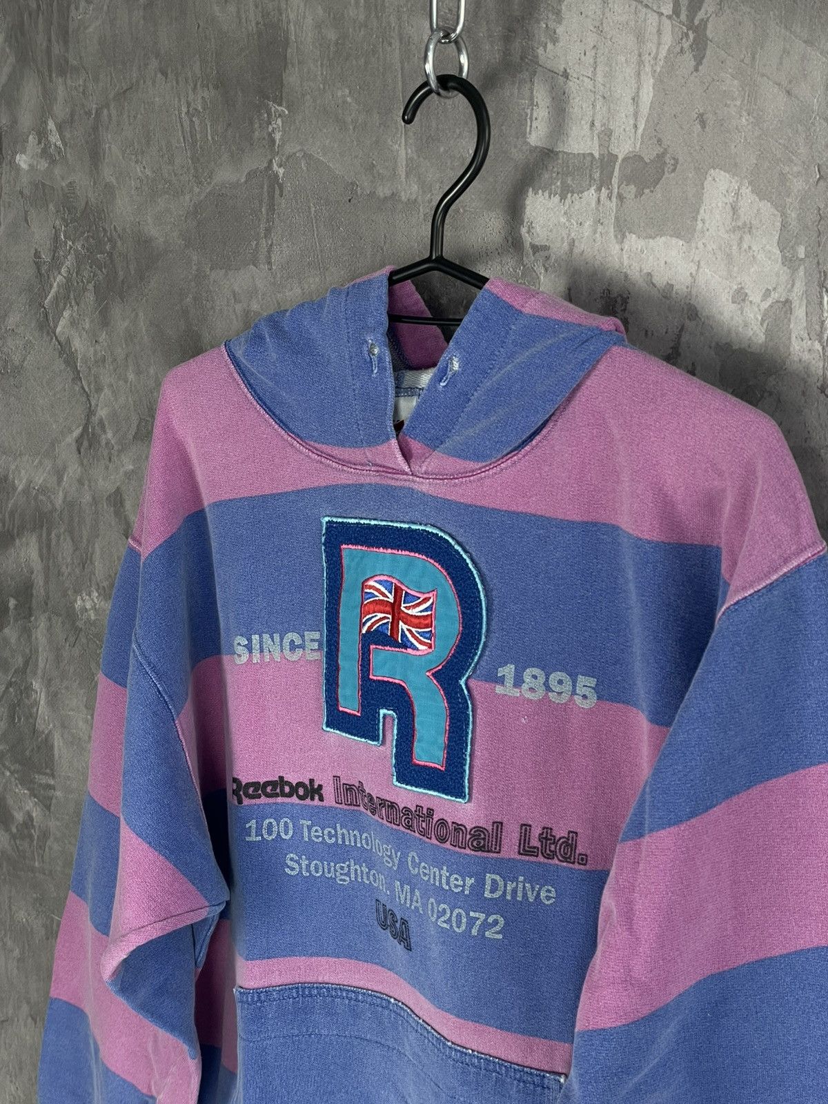 Reebok × Vintage Vintage Early 80s Reebok Glamour Faded Baggy Italian Hoodie Size M / US 6-8 / IT 42-44 - 7 Thumbnail