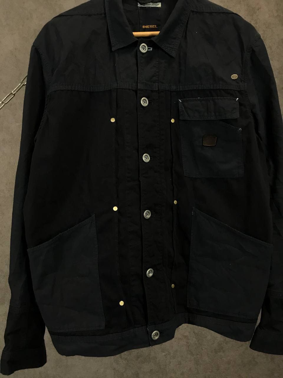 Diesel Diesel vintage designer linen jacket Size US L / EU 52-54 / 3 - 3 Thumbnail