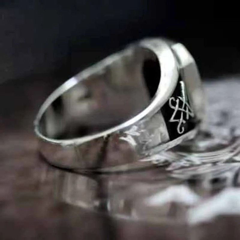 Vintage Satan Signet Ring Size ONE SIZE - 3 Thumbnail