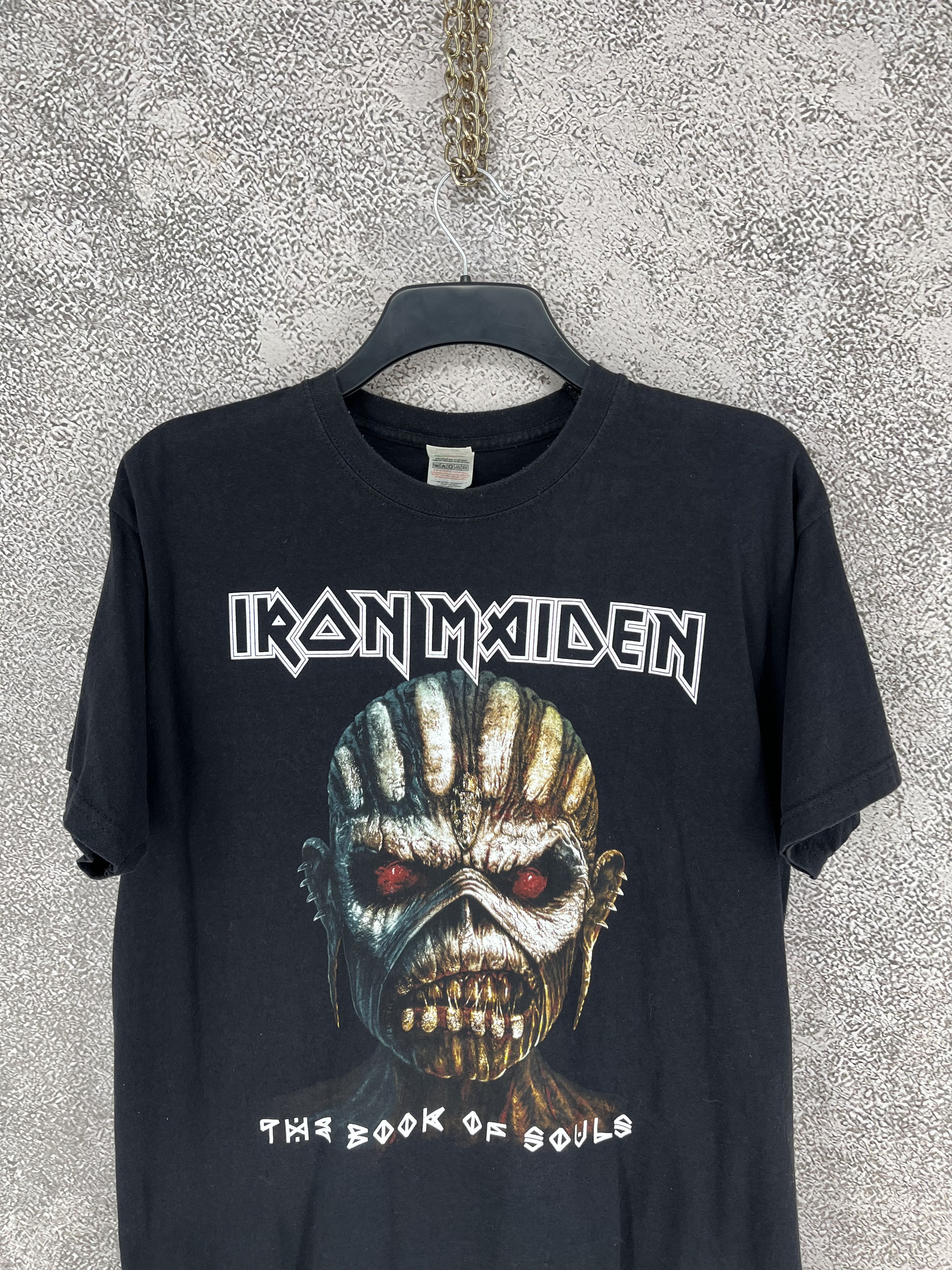 Iron Maiden Vintage Iron Maiden “the book of soul” rock band tee 2017 Size US XL / EU 56 / 4 - 6 Thumbnail
