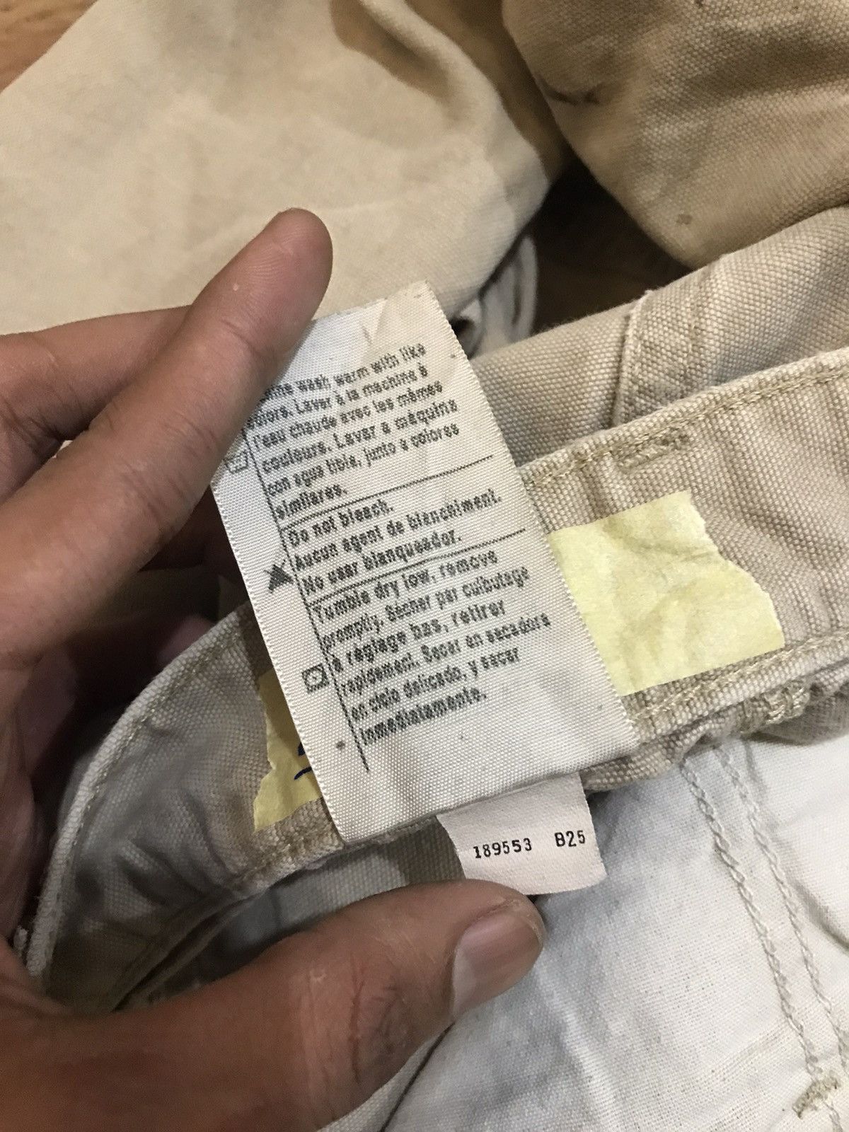 Carhartt × Vintage Carhartt Carpenter Pants Distressed Faded Brown 38x32 Size US 38 / EU 54 - 6 Thumbnail