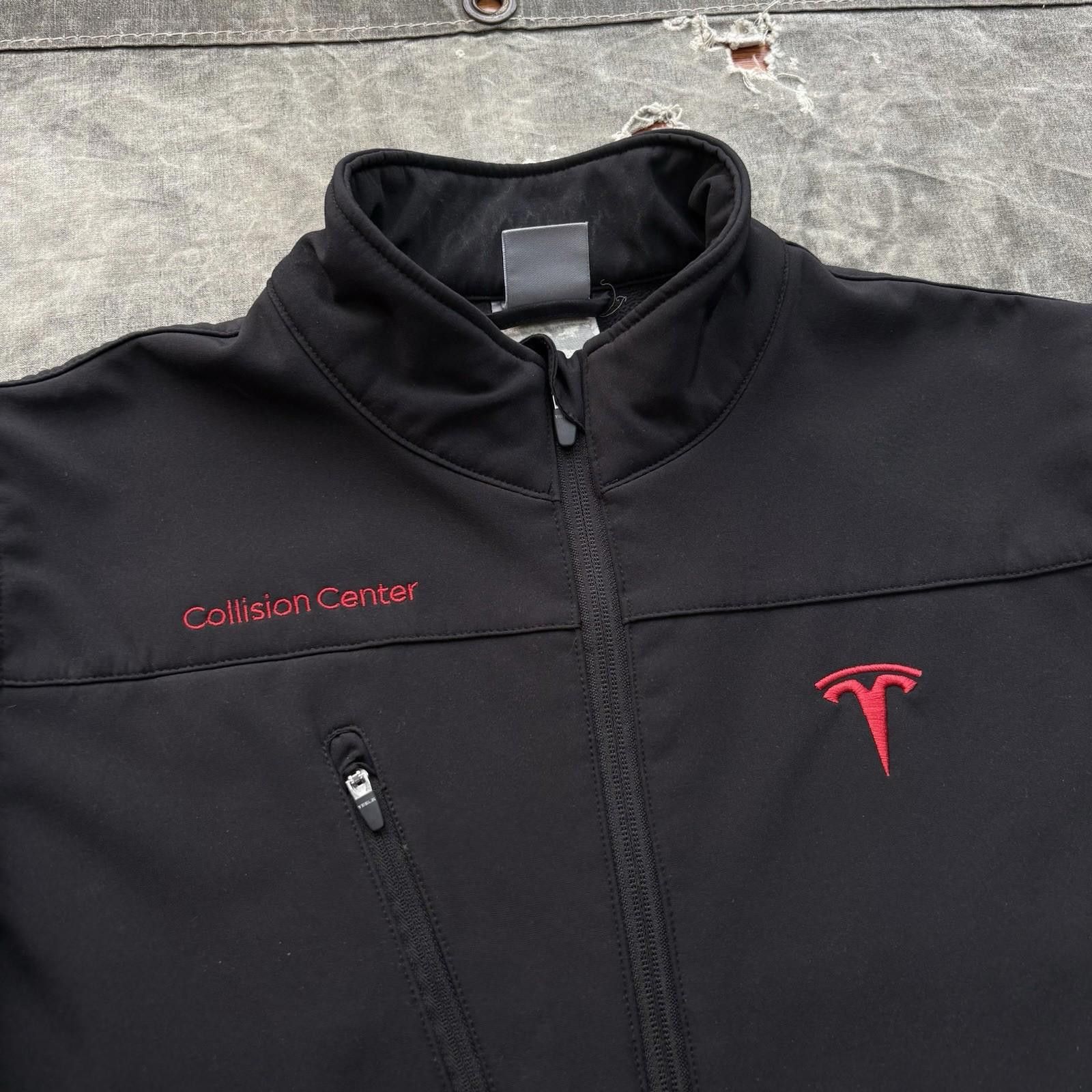 Other Tesla Collision Center Full Zip Soft Shell Employee Jacket Size M / US 6-8 / IT 42-44 - 3 Thumbnail