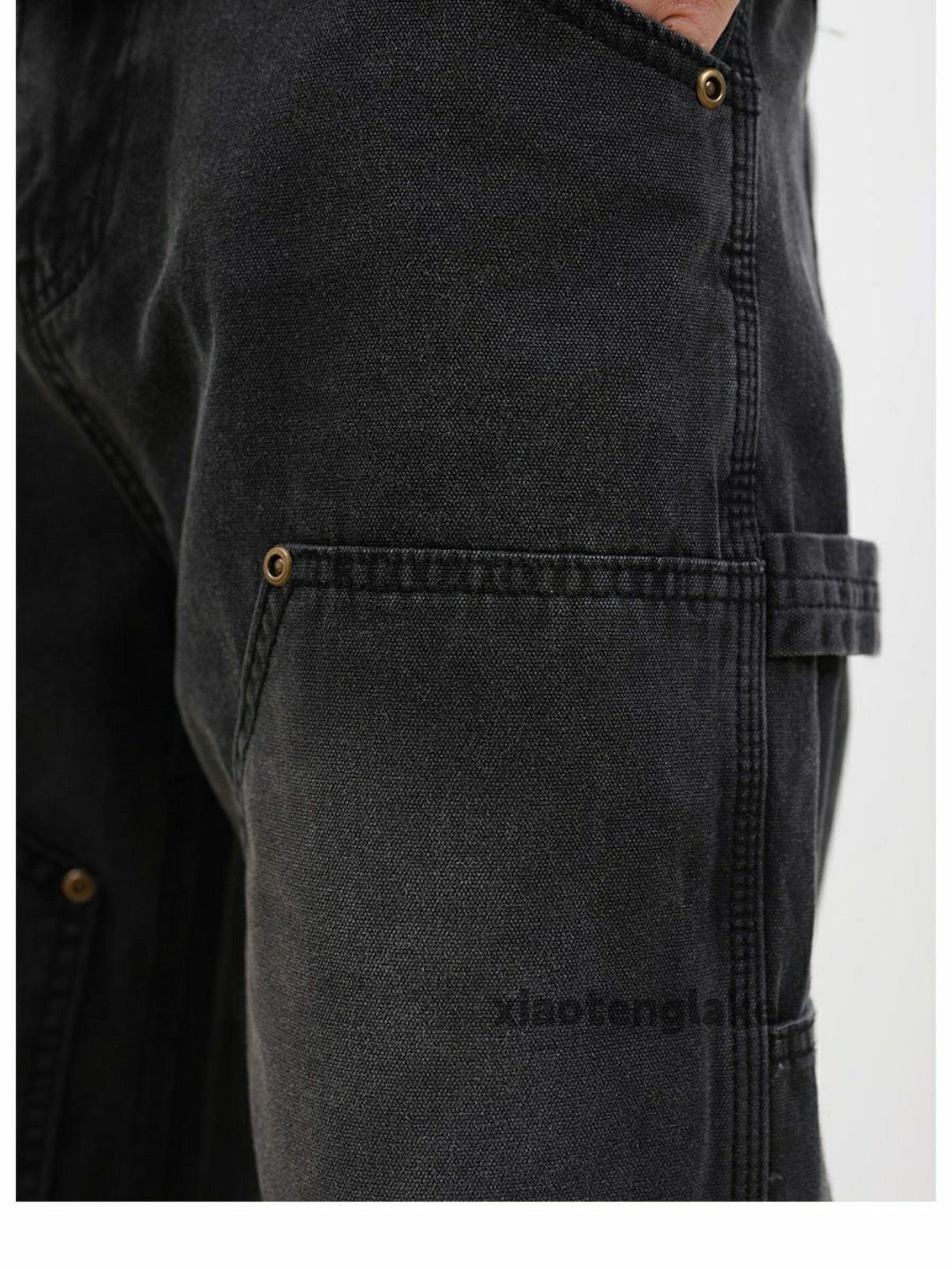 Jean × Vintage washed faded cleanfit yuppie workwear cargo jeans Size US 30 / EU 46 - 2 Thumbnail