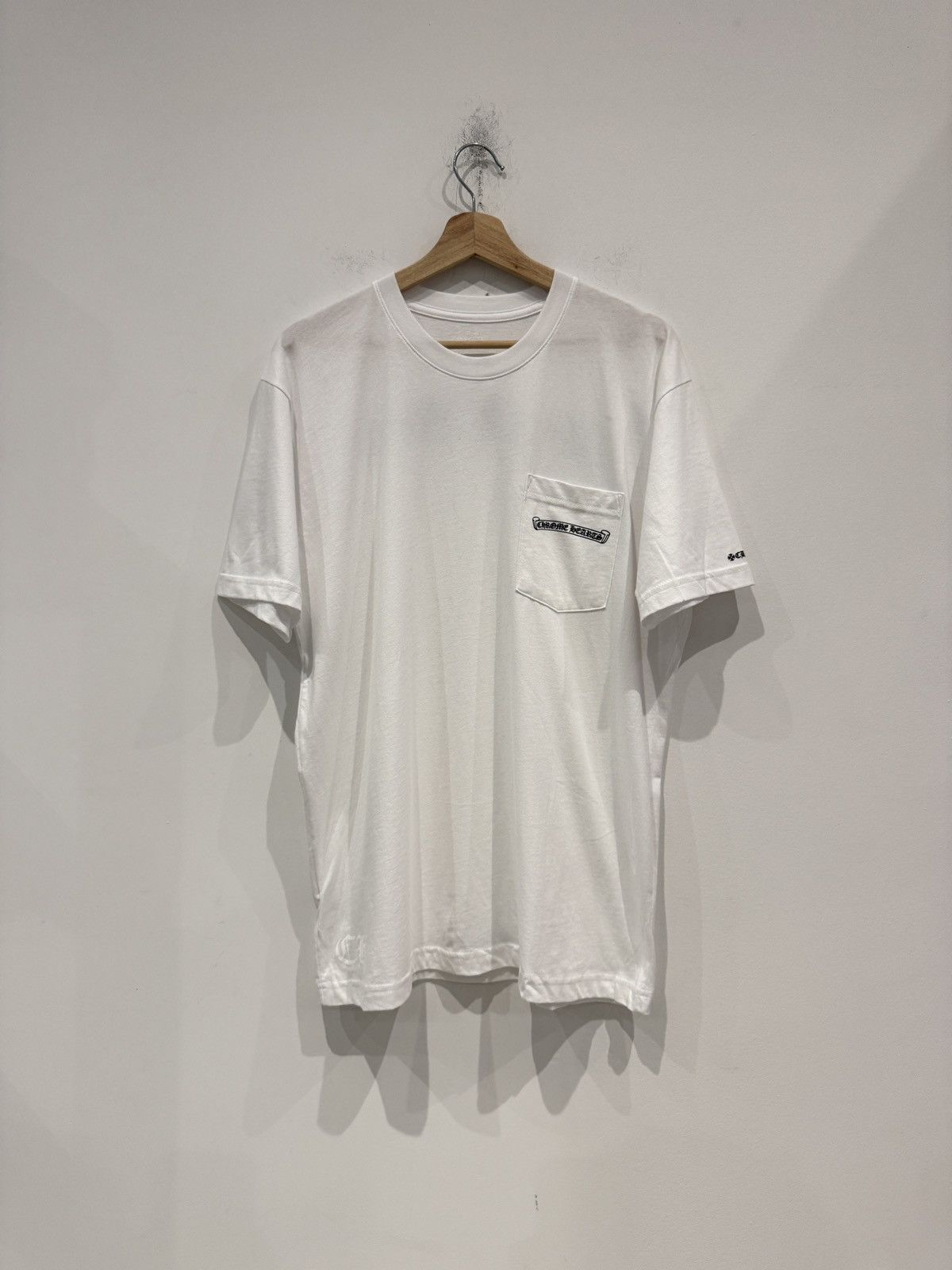 Chrome Hearts Chrome Hearts Scroll Logo Shirt White Size: L Size US L / EU 52-54 / 3 - 1 Thumbnail