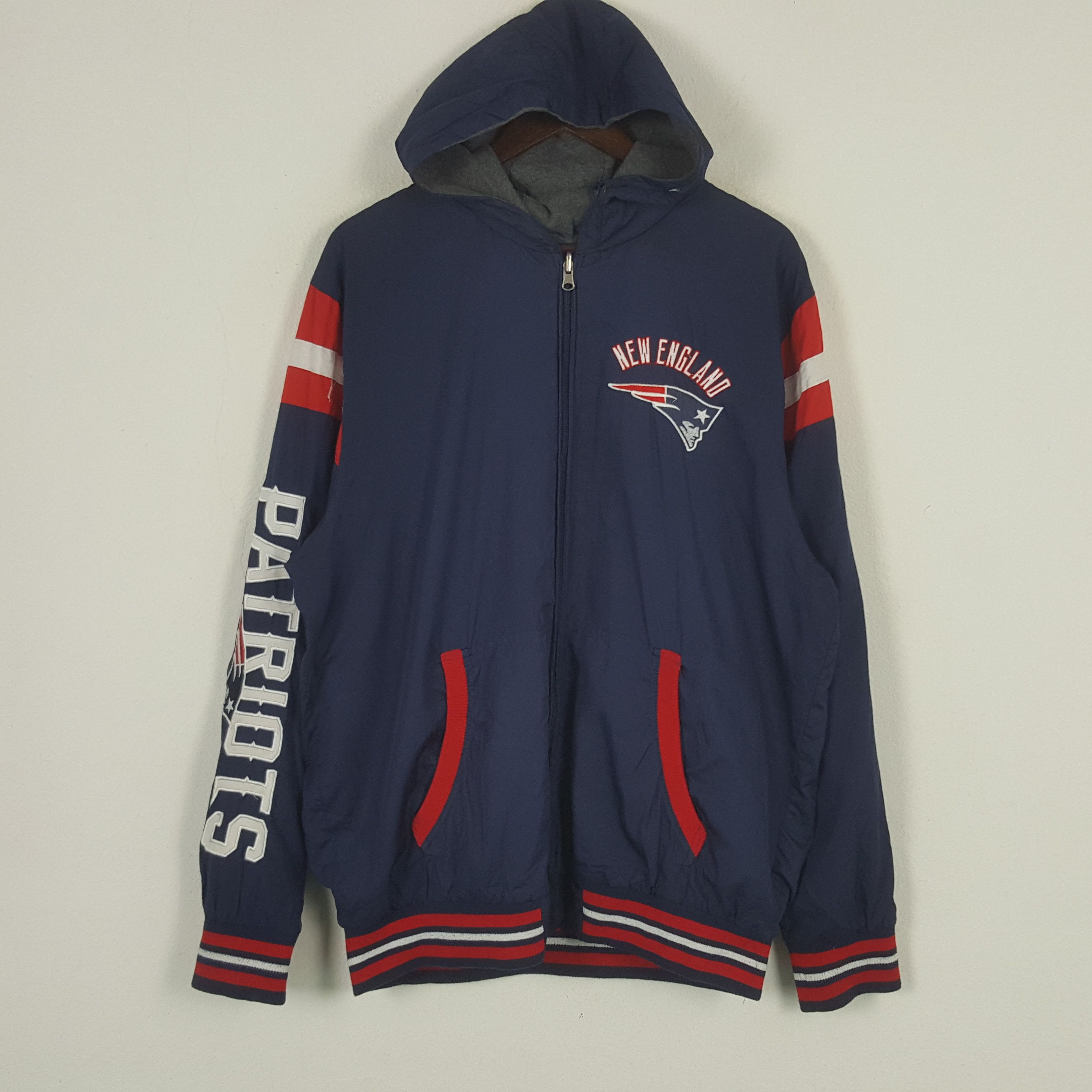 NFL × Vintage Vintage New England Patriots Reversible Hoodies Size US XL / EU 56 / 4 - 1 Thumbnail