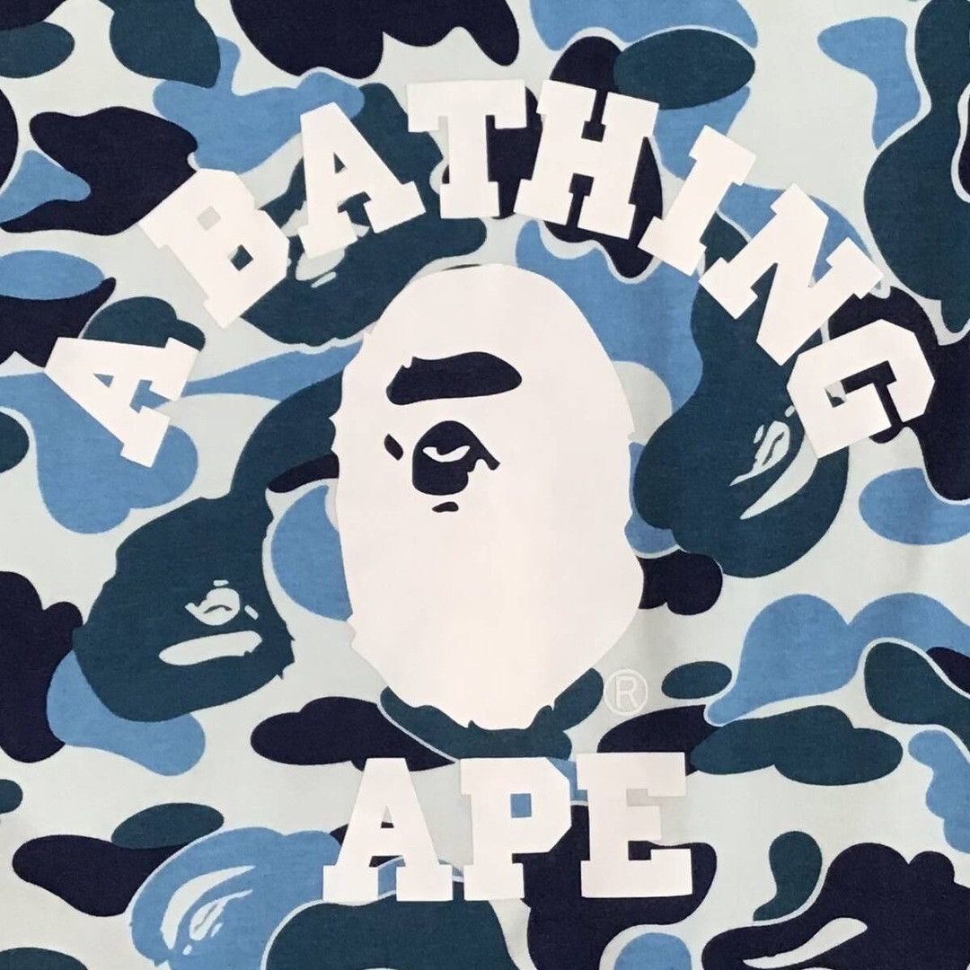 Bape BAPE ABC camo Blue college logo T-shirt a bathing ape Size US M / EU 48-50 / 2 - 2 Thumbnail