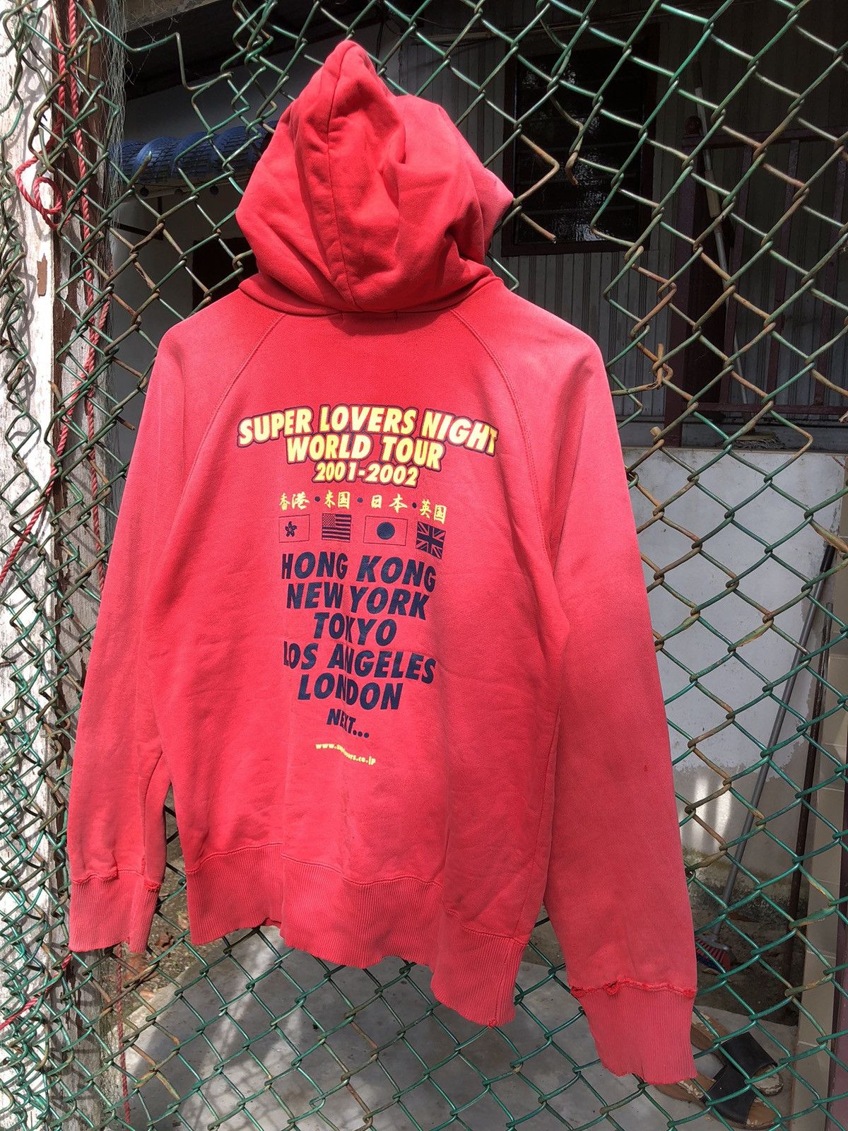 Hysteric Glamour 🔥Vintage🔥90s Distressed Super Lover World Tour Hoodies Size US M / EU 48-50 / 2 - 4 Thumbnail