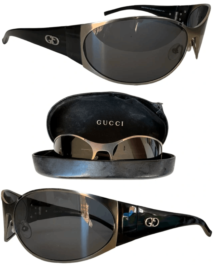 Gucci Gucci Sunglasses GG2699 Sport Square Mask Vintage EX0266 Size ONE SIZE - 1 Thumbnail