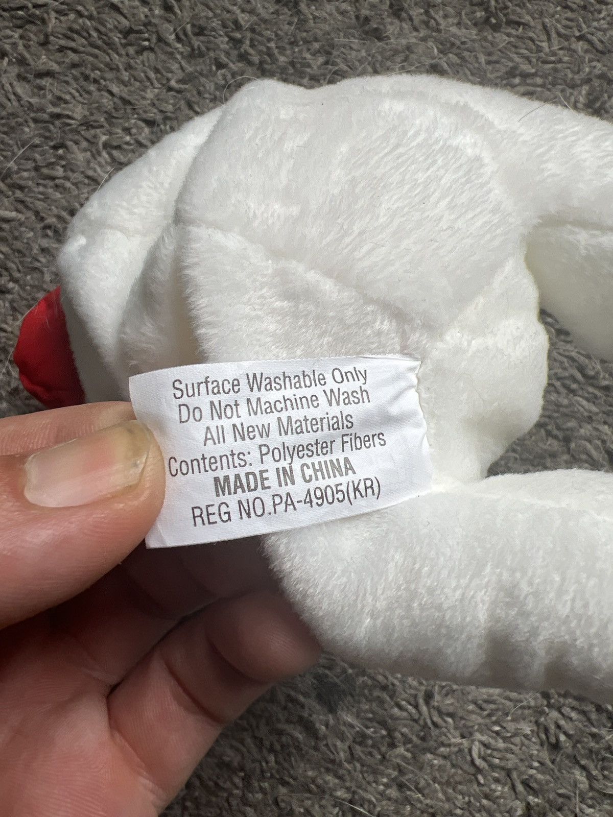 Coca Cola 1997 Coca-Cola Polar Bear In Baseball Cap Bean Bag Plush Size ONE SIZE - 7 Thumbnail