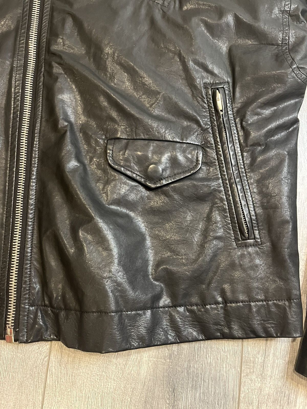 Rick Owens Rick Owen’s black calf leather jacket. Size 54 Size US L / EU 52-54 / 3 - 12 Thumbnail