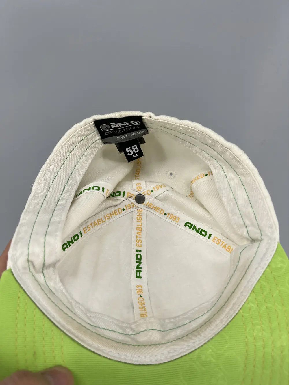 NBA 1990s Vintage AND1 Cap Basketball Streetball Hat 90s Y2K Size ONE SIZE - 3 Thumbnail
