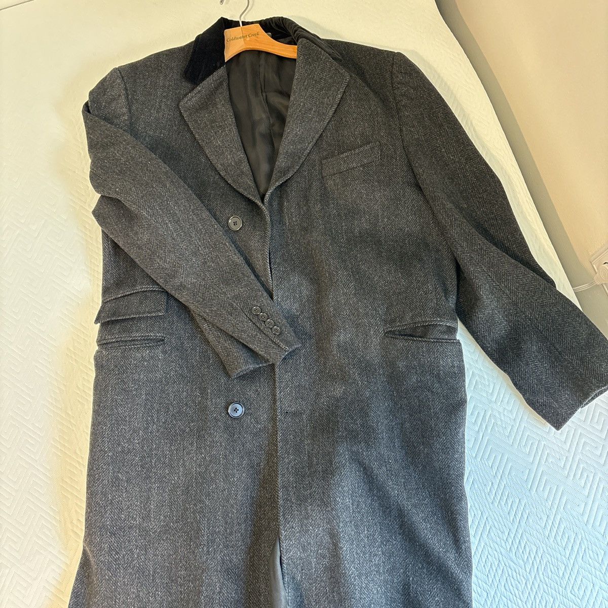 Jack Victor JACK VICTOR 100% WOOL Overcoat Size US M / EU 48-50 / 2 - 1 Thumbnail