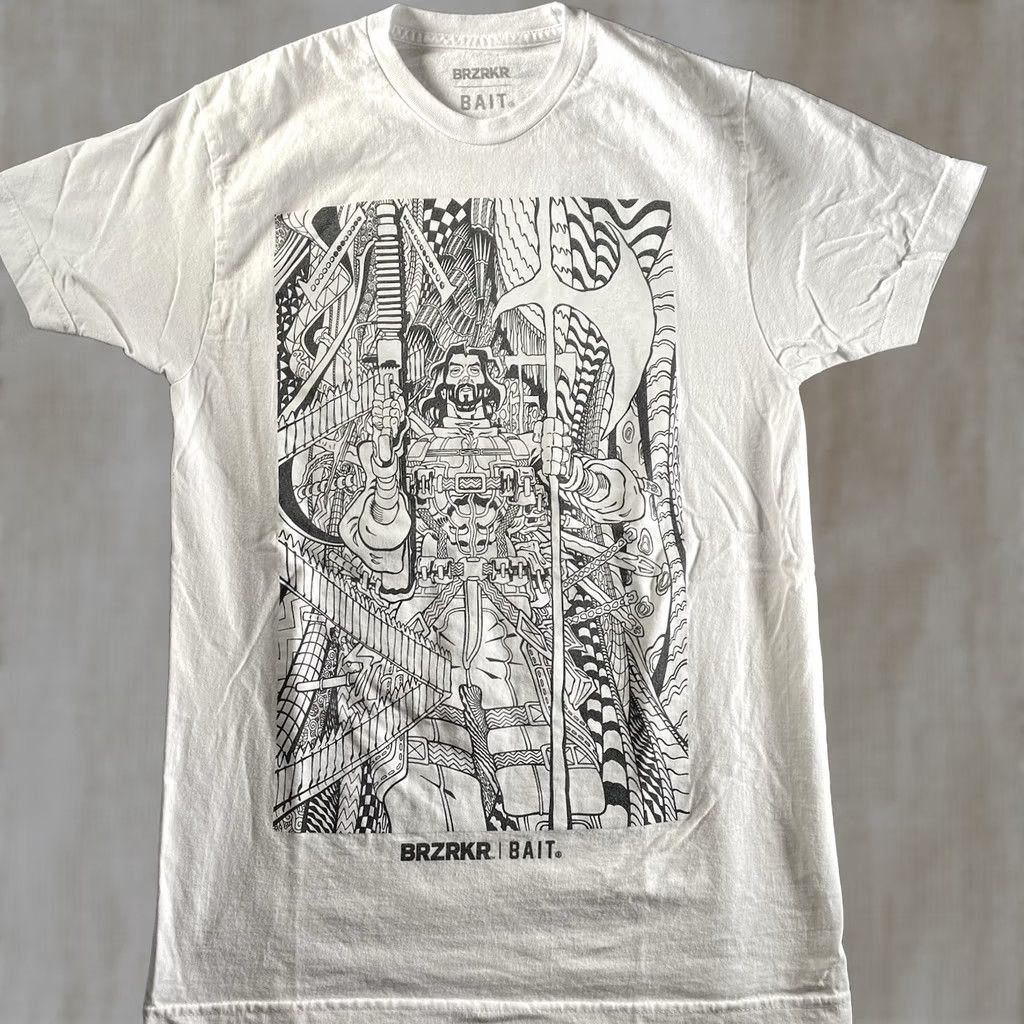 Vintage BRZRKR x BAIT Shirt Men’s M Cover Art Keanu Reeves Comic Graphic Tshirt White Art Mens M Size US M / EU 48-50 / 2 - 1 Thumbnail