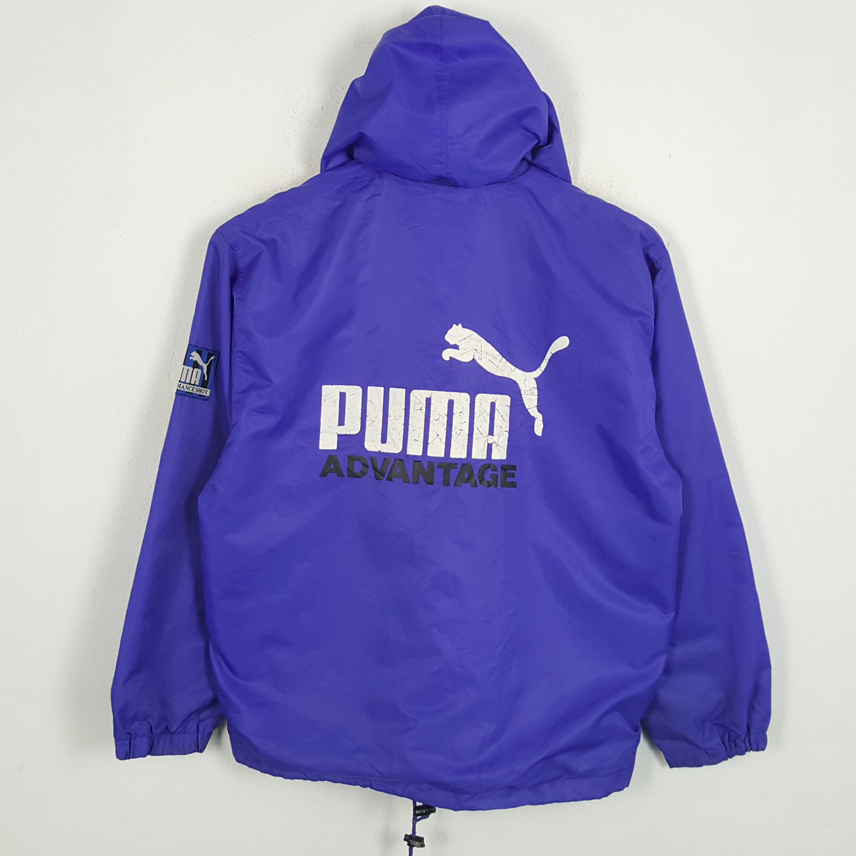 image of Puma Advantage American Sportswear Hoodies Jacket in Blue, Men's (Size XL)