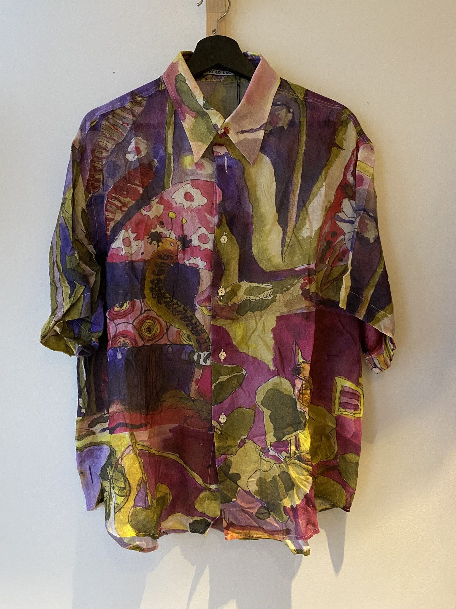 Our Legacy NWT 50/L - ROLD SKOV - TRIP TUPLESS - CROP FIT SHIRT Size US L / EU 52-54 / 3 - 1 Thumbnail