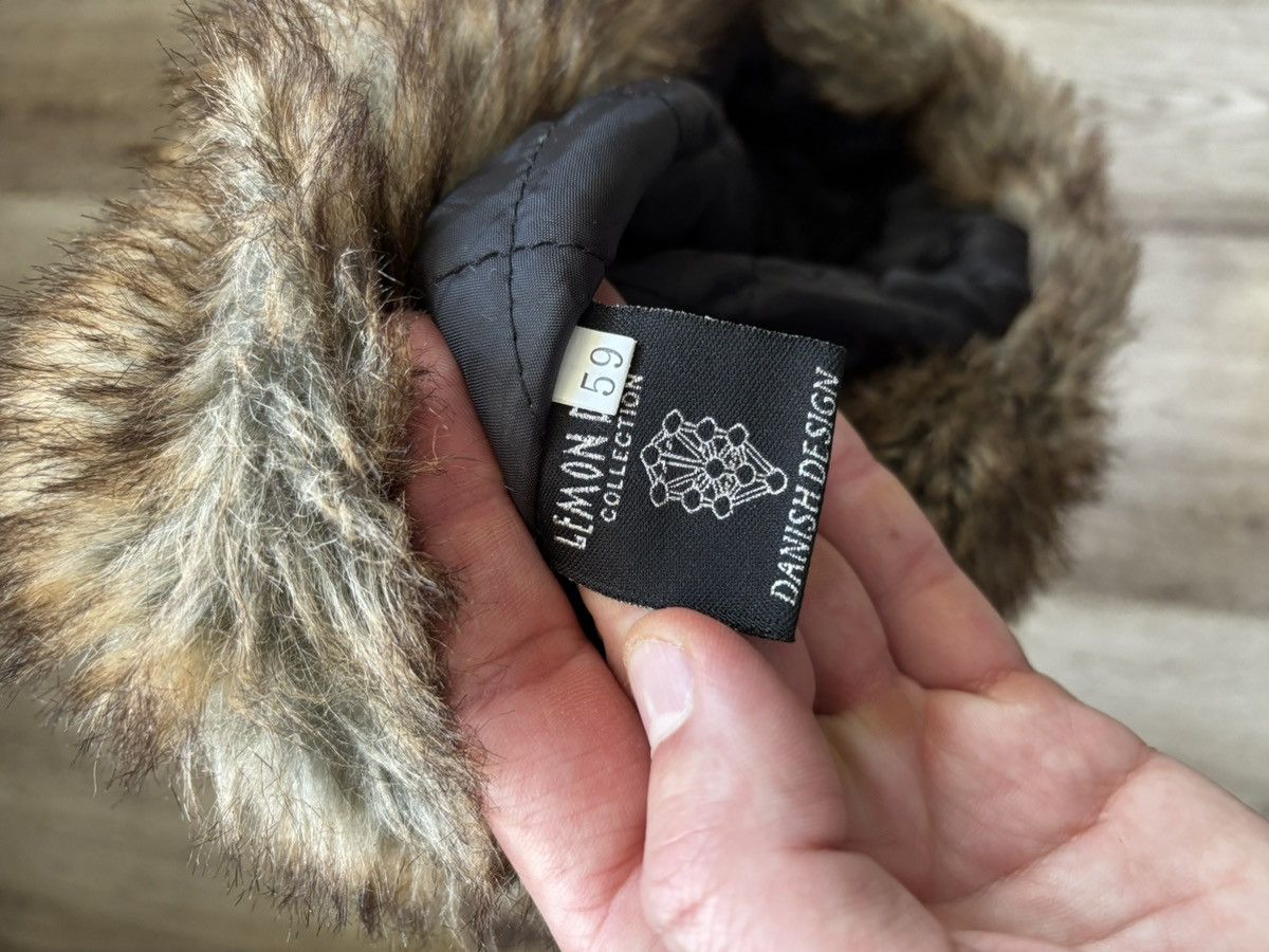 Other Lemon Collection Faux Fur Ushanka Hat | Y2K Danish Design Size ONE SIZE - 11 Thumbnail