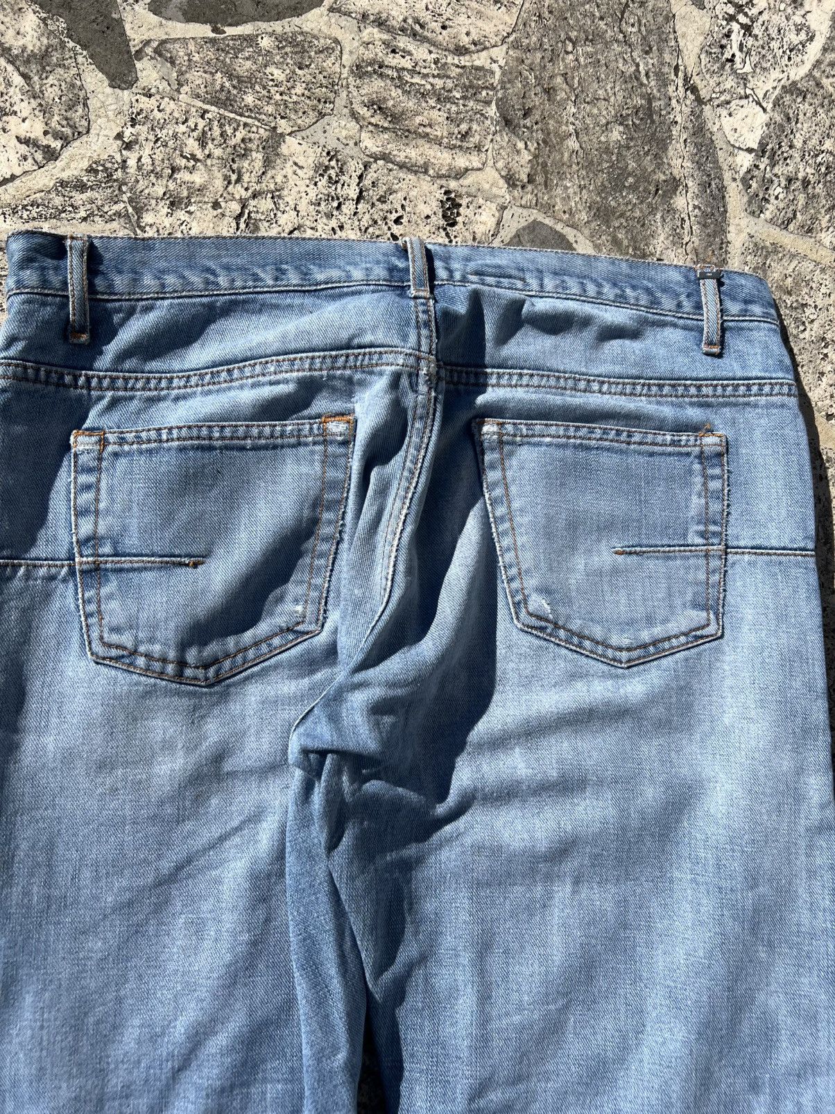 Dior Dior Homme destroyed denim jeans by KVA archive 2000s Size US 33 - 13 Thumbnail