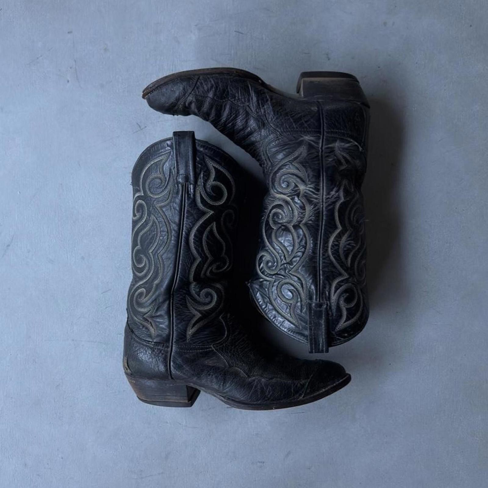 Vintage Justin’s Cowboy Boots Western Roper Rodeo