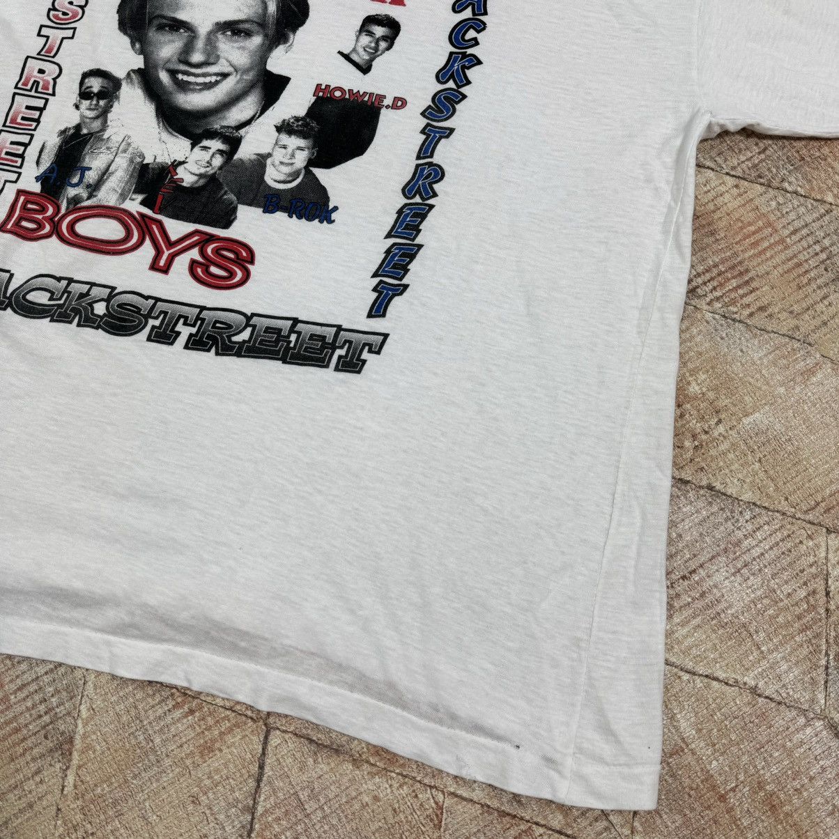 Band Tees × Vintage Vintage 90s Backstreet Boys Single Stitch Full Print Boxy Size US L / EU 52-54 / 3 - 11 Thumbnail