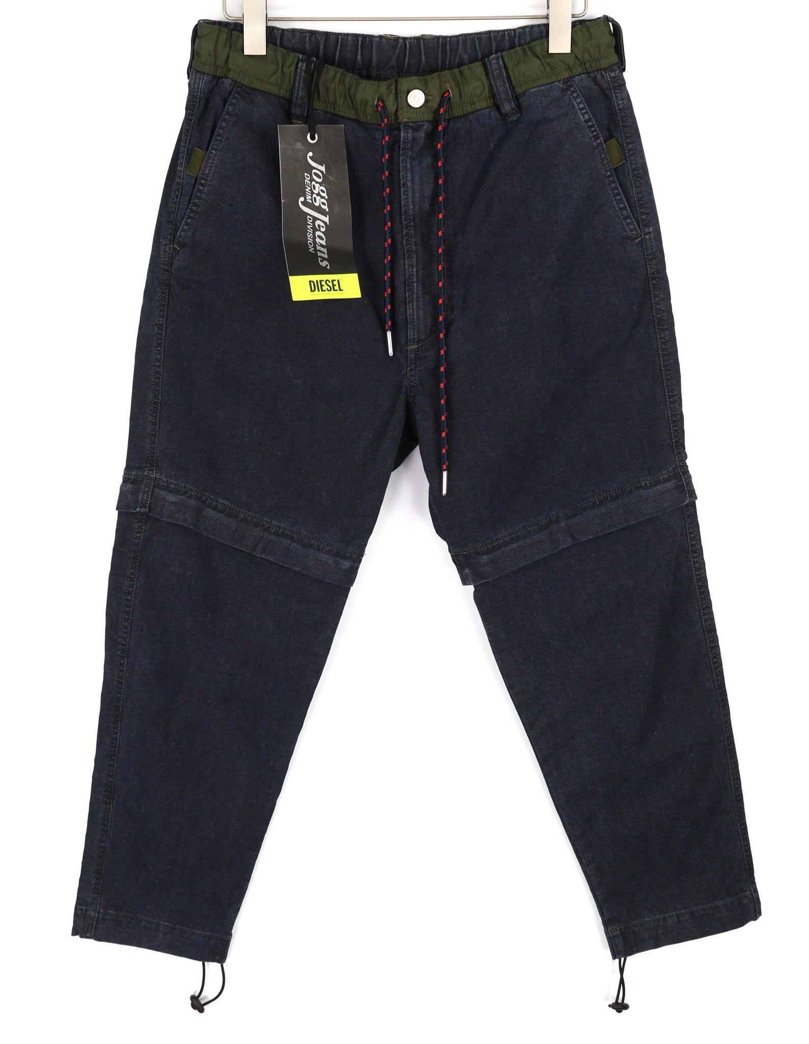 Diesel D-EVERI-NE JOGG 009BI W30 Elastic Waist Jeans 40213 Size US 30 / EU 46 - 2 Thumbnail