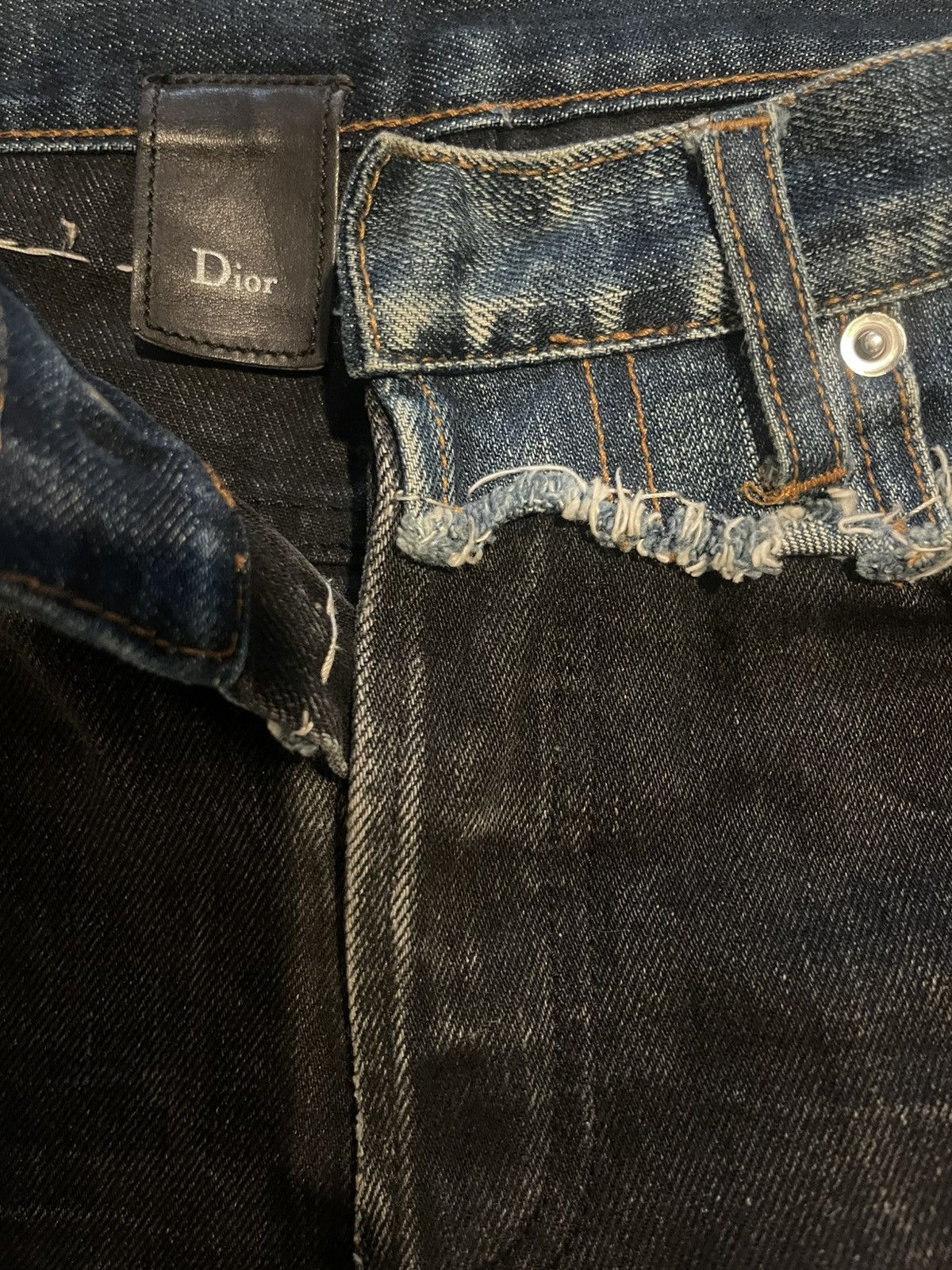 Dior AW2006 Dior Homme Cummerbund Jeans Size US 31 - 4 Thumbnail