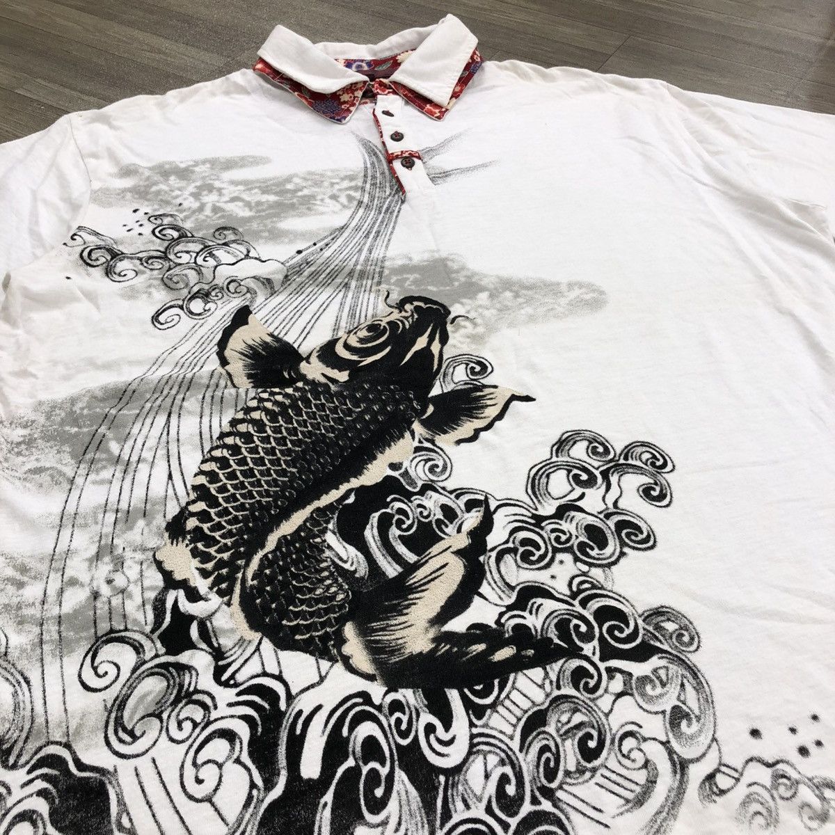 Karakuri Tamashii Vintage Traditional Karakuri Tamashii Koi Sukajan Y2K Dragon Size US XXL / EU 58 / 5 - 12 Thumbnail