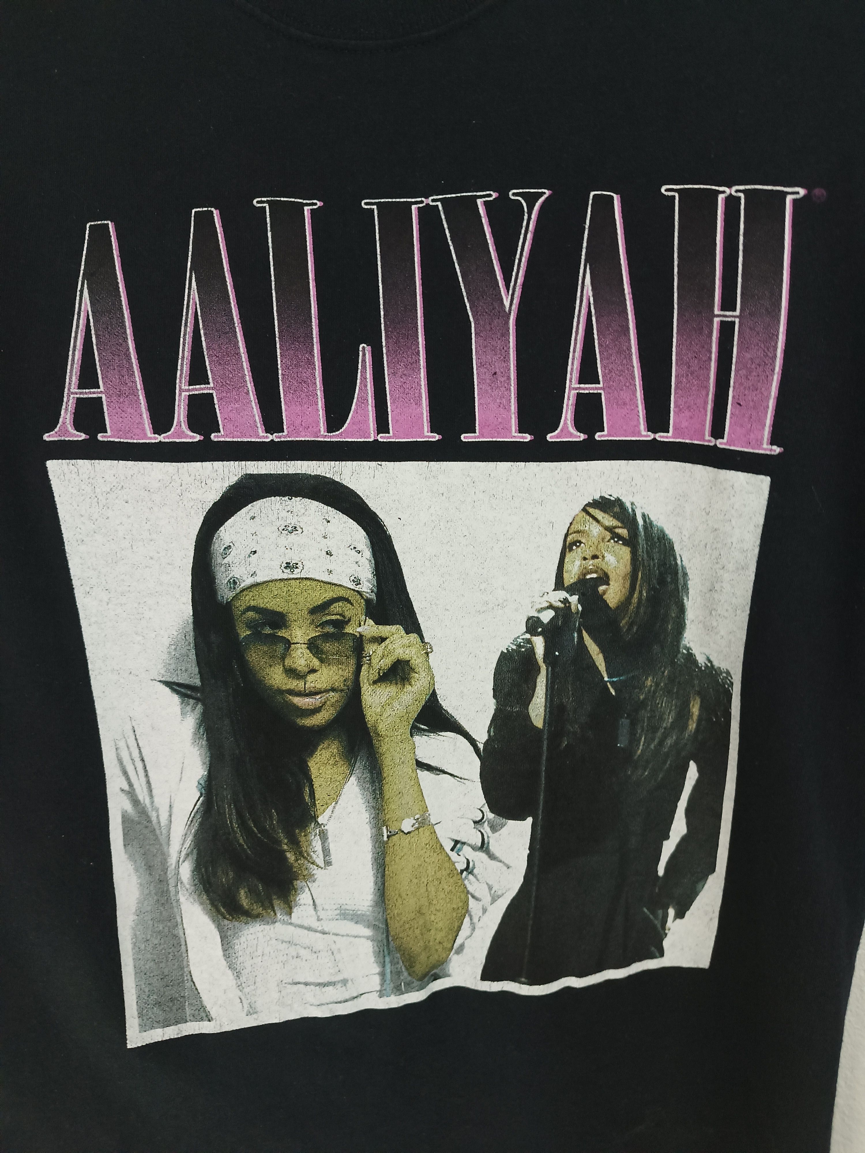 Rap Tees VINTAGE AALIYAH QUEEN OF HIP HOP TEE TUPAC BIGGIE EMINEM Size US S / EU 44-46 / 1 - 8 Thumbnail