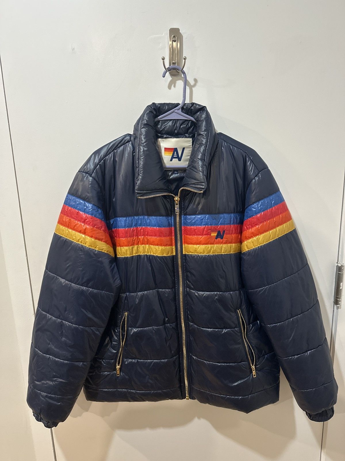Aviator Nation Gloss Navy Aviator Nation Puffer Size US XL / EU 56 / 4 - 1 Thumbnail