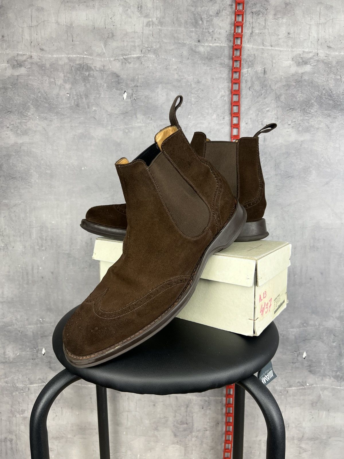 Church's Church's Brown Suede Chelsea Boots Shoes UK 9 F US 10 EU 43 Size US 10 / EU 43 - 8 Thumbnail