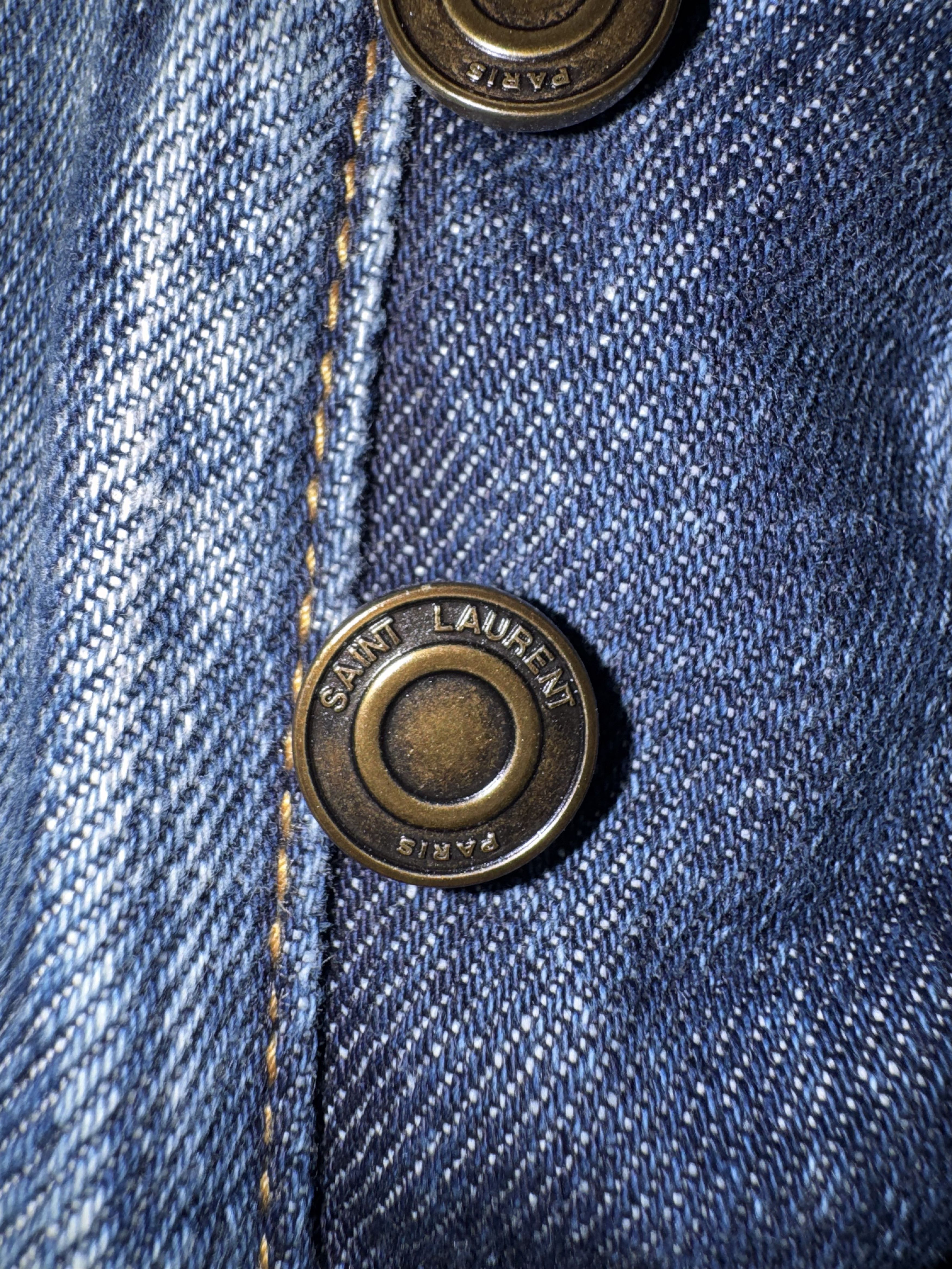 Saint Laurent Paris SAINT LAURENT SS22 RUNWAY PROTOTYPE DENIM Size US 27 - 3 Thumbnail