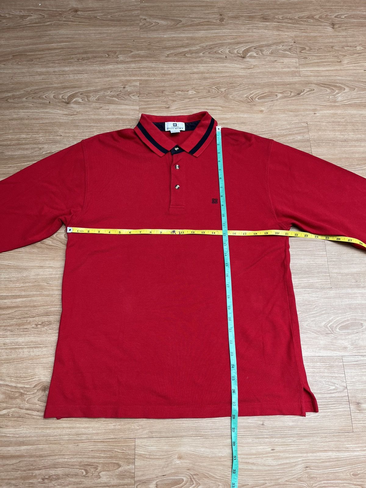 Givenchy × Vintage Vintage Givenchy Polo Shirt Rugby Long Sleeve Size US L / EU 52-54 / 3 - 6 Thumbnail